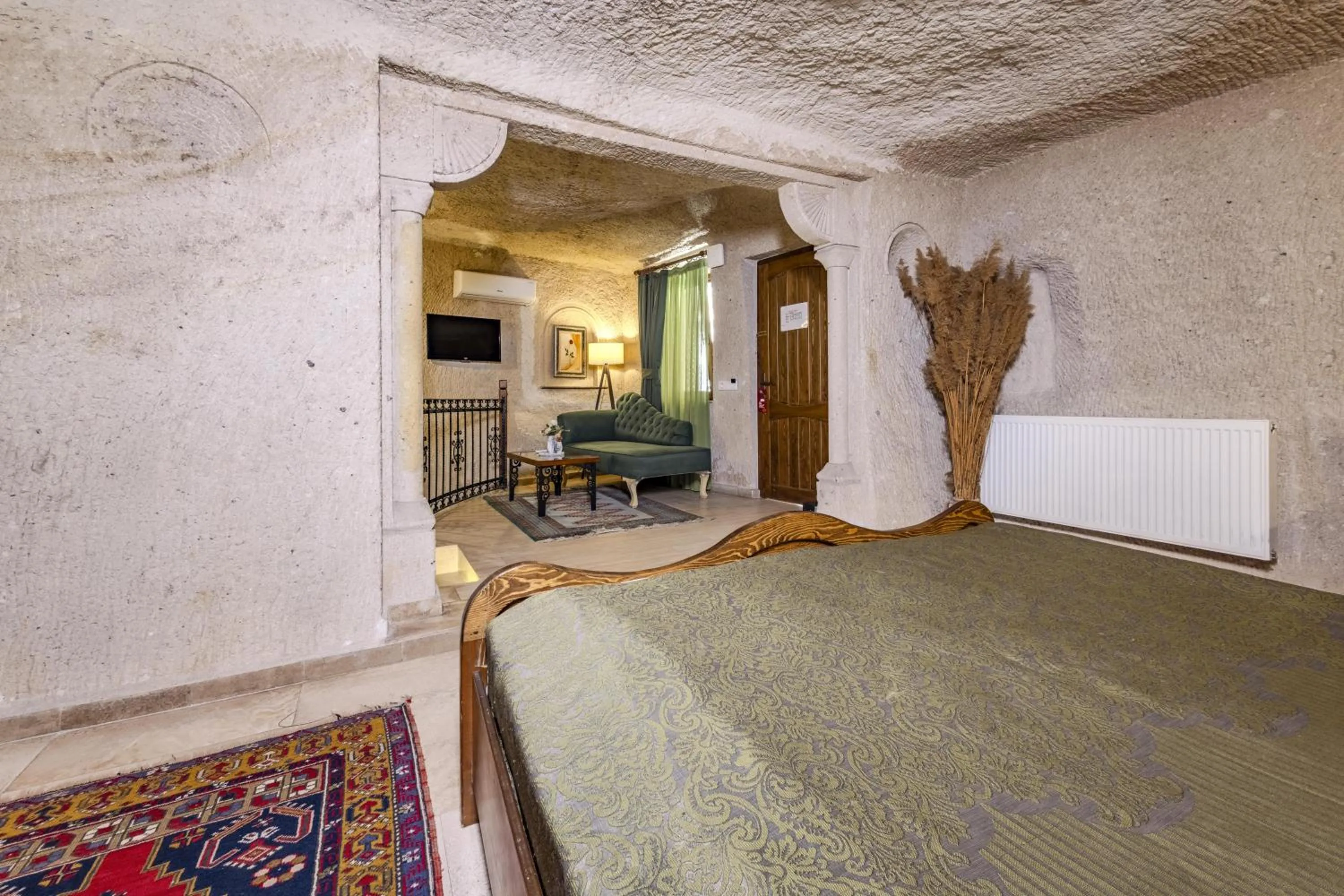 Bed in Cappadocia Inn Cave Hotel