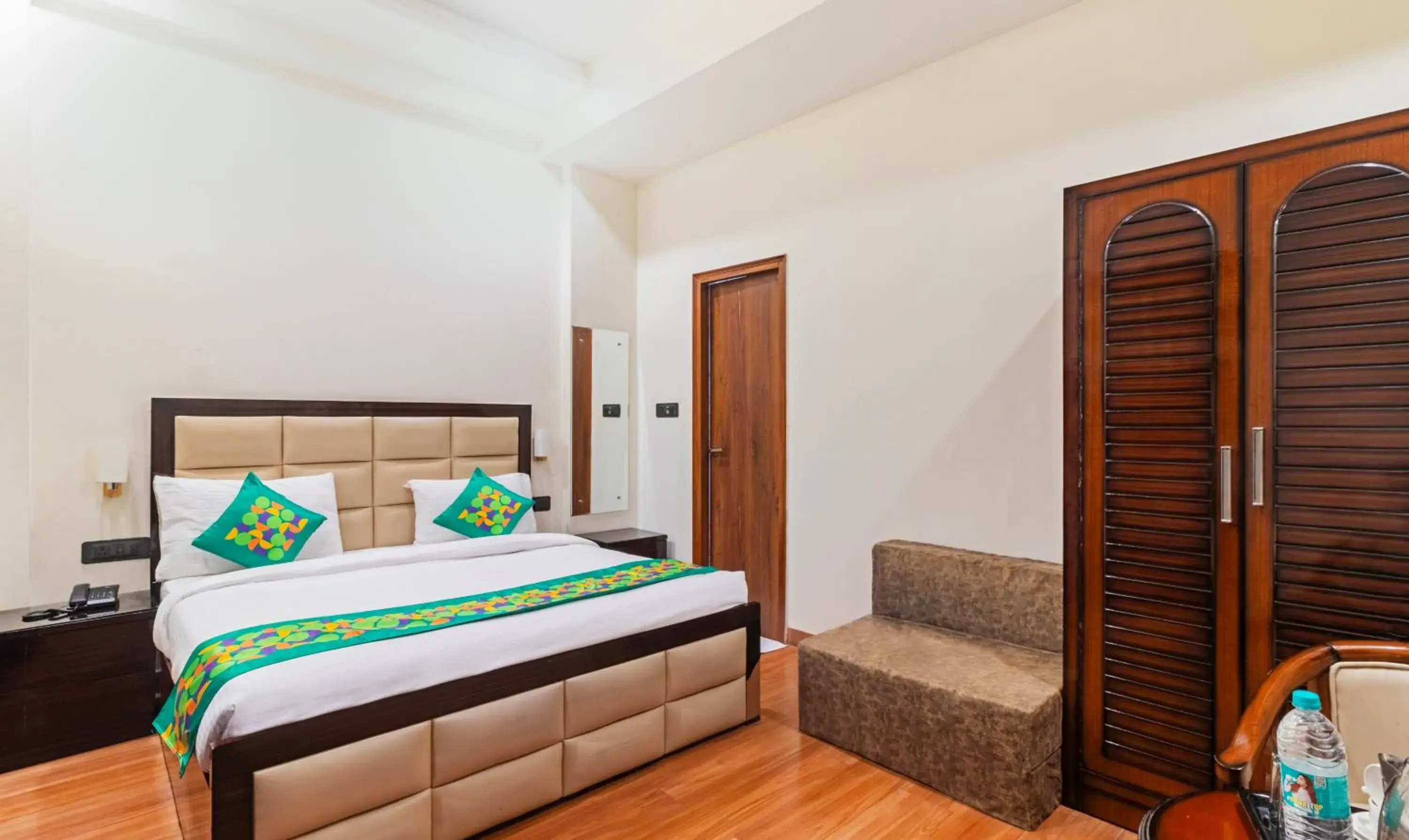 Bedroom, Bed in Treebo Brij Kaushal, Near Prem Mandir Bedroom, Bed in Treebo Brij Kaushal, Near Prem Mandir