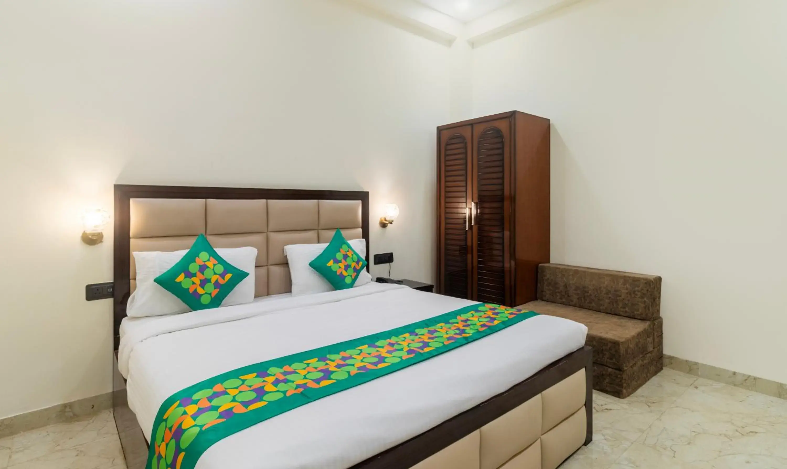 Bedroom, Bed in Treebo Brij Kaushal, Near Prem Mandir Bedroom, Bed in Treebo Brij Kaushal, Near Prem Mandir