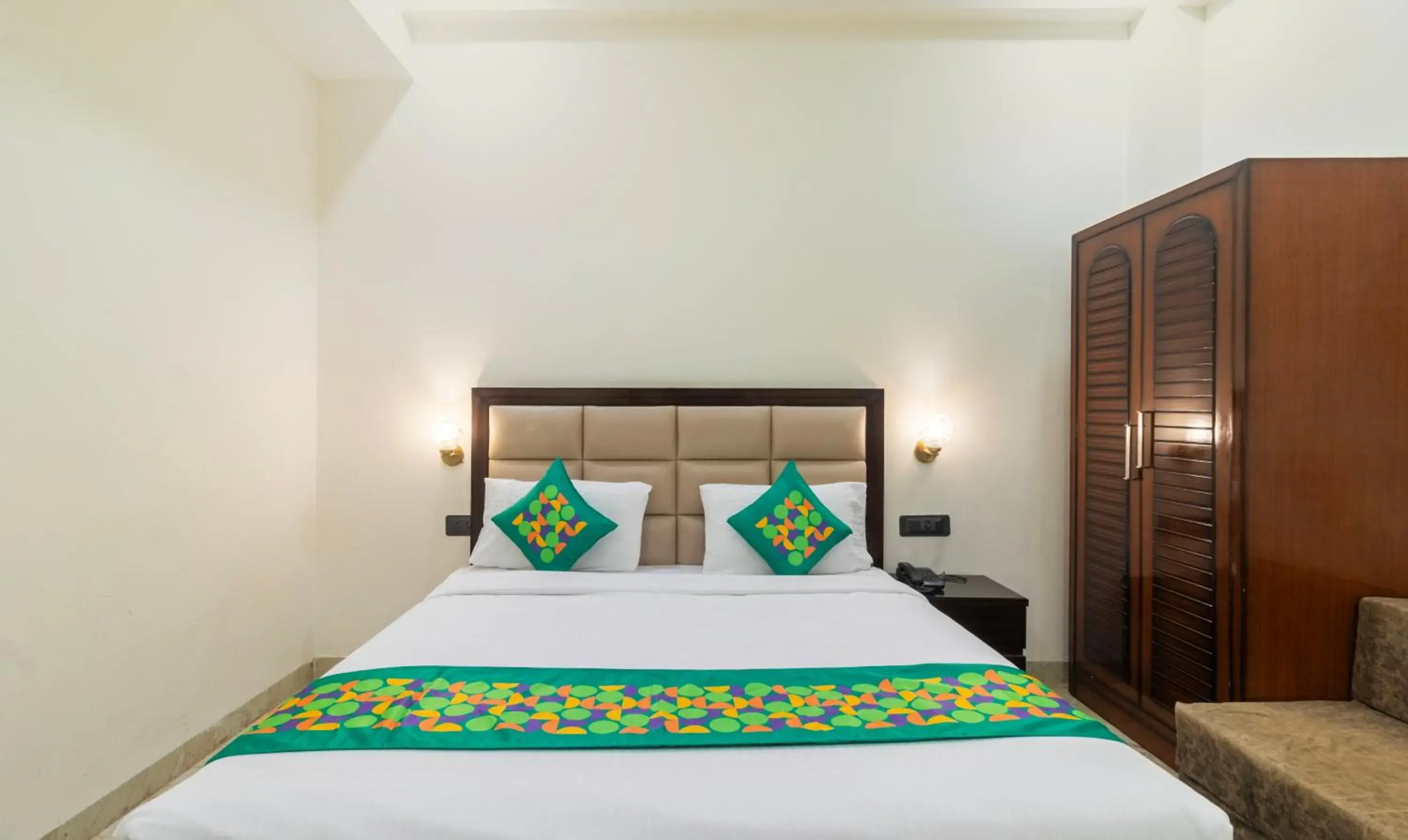 Bedroom, Bed in Treebo Brij Kaushal, Near Prem Mandir Bedroom, Bed in Treebo Brij Kaushal, Near Prem Mandir