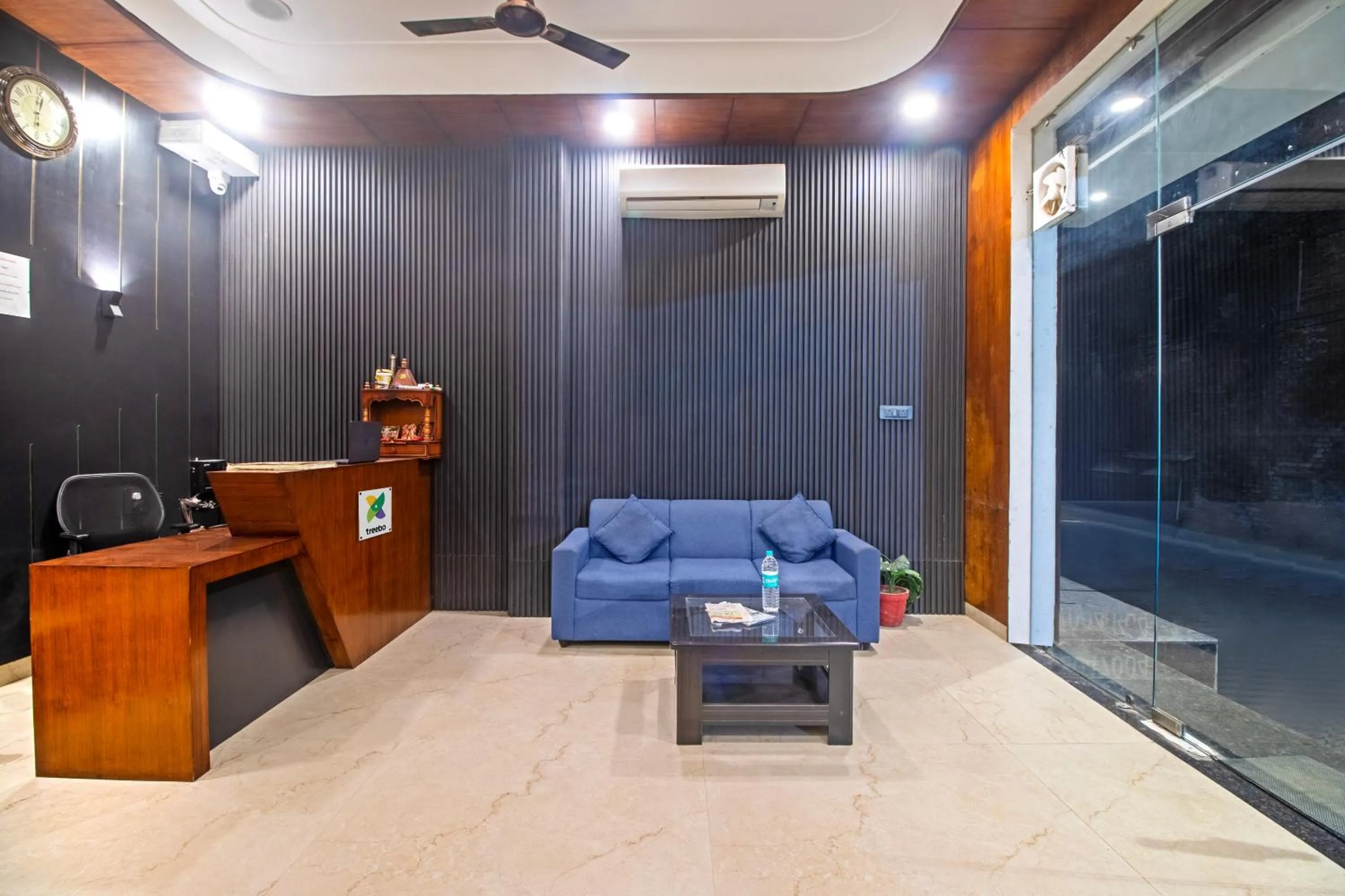 Seating area in Treebo Brij Kaushal, Near Prem Mandir