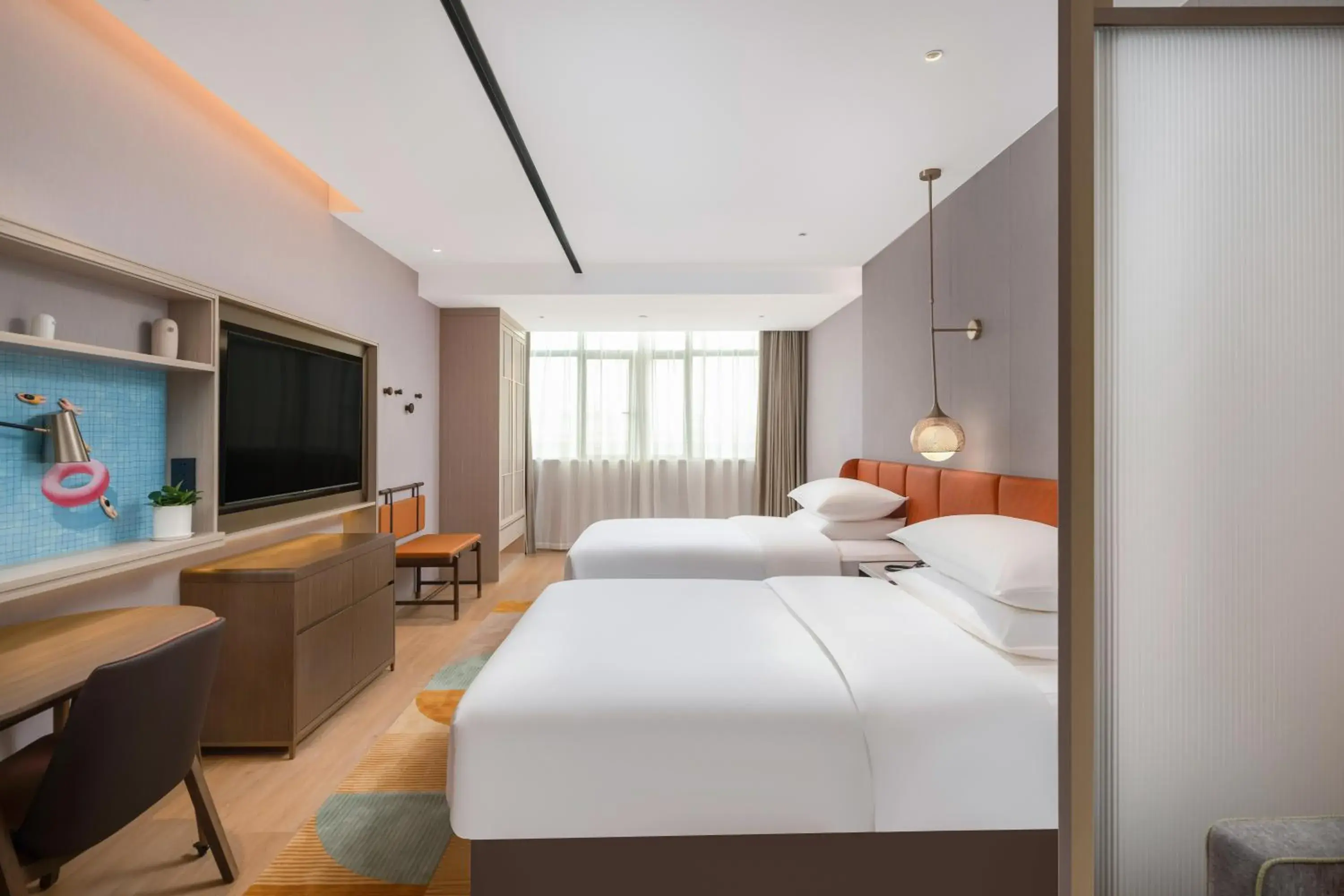 Bedroom, Bed in Home2 Suite by Hilton Dongguan Shijie Bedroom, Bed in Home2 Suite by Hilton Dongguan Shijie