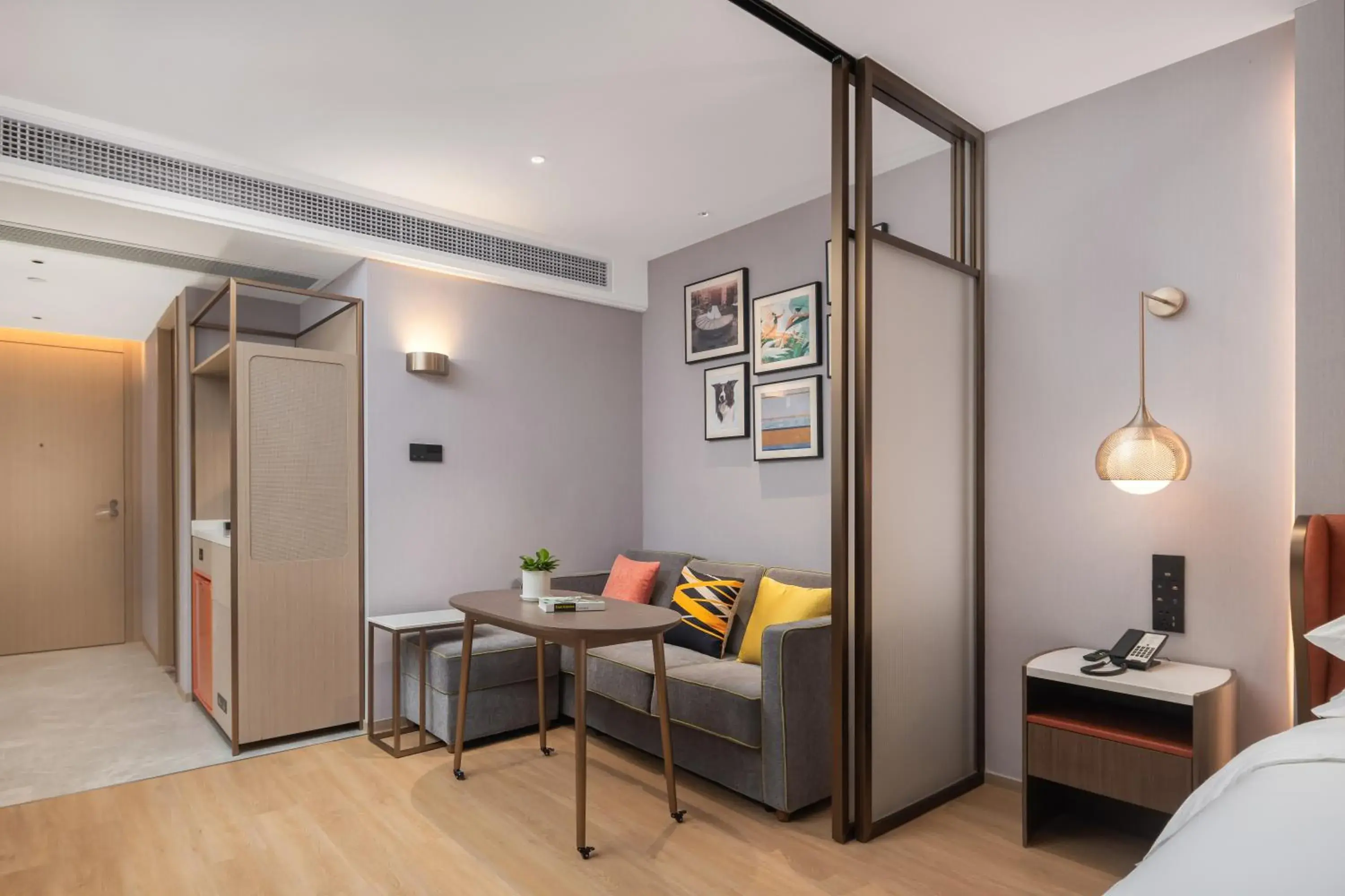 Bedroom in Home2 Suite by Hilton Dongguan Shijie Bedroom in Home2 Suite by Hilton Dongguan Shijie