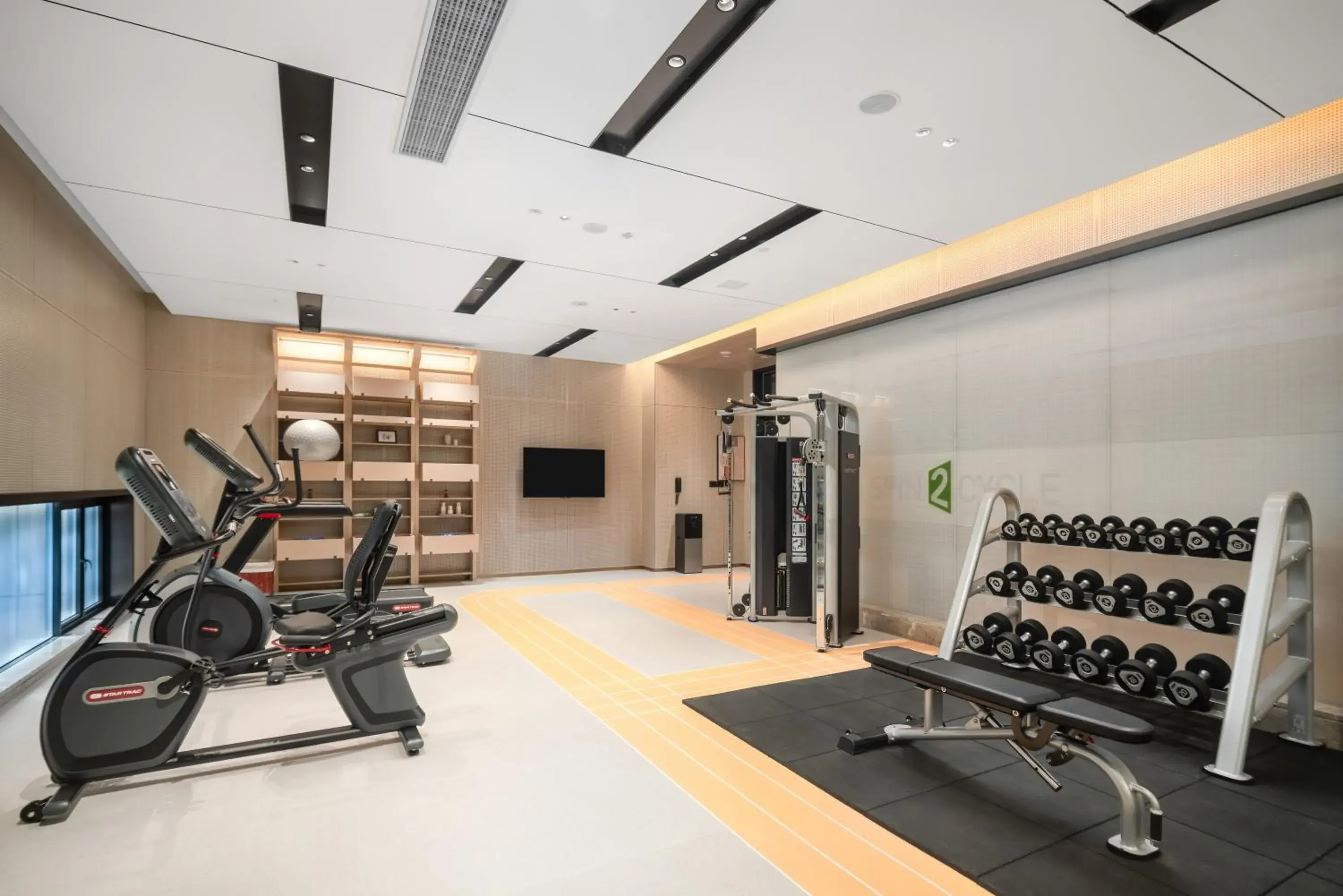 Fitness centre/facilities in Home2 Suite by Hilton Dongguan Shijie Fitness centre/facilities in Home2 Suite by Hilton Dongguan Shijie