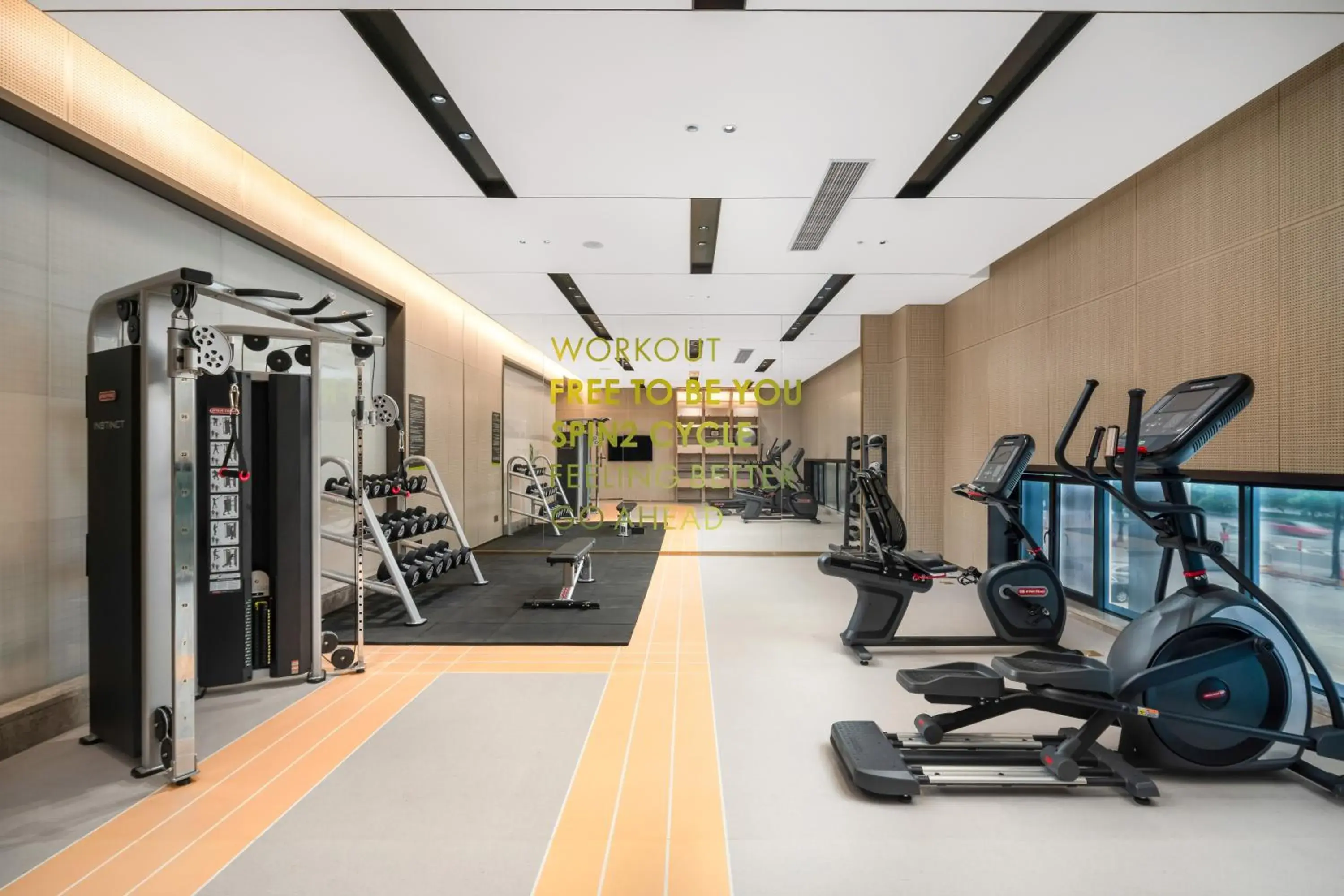 Fitness centre/facilities in Home2 Suite by Hilton Dongguan Shijie Fitness centre/facilities in Home2 Suite by Hilton Dongguan Shijie