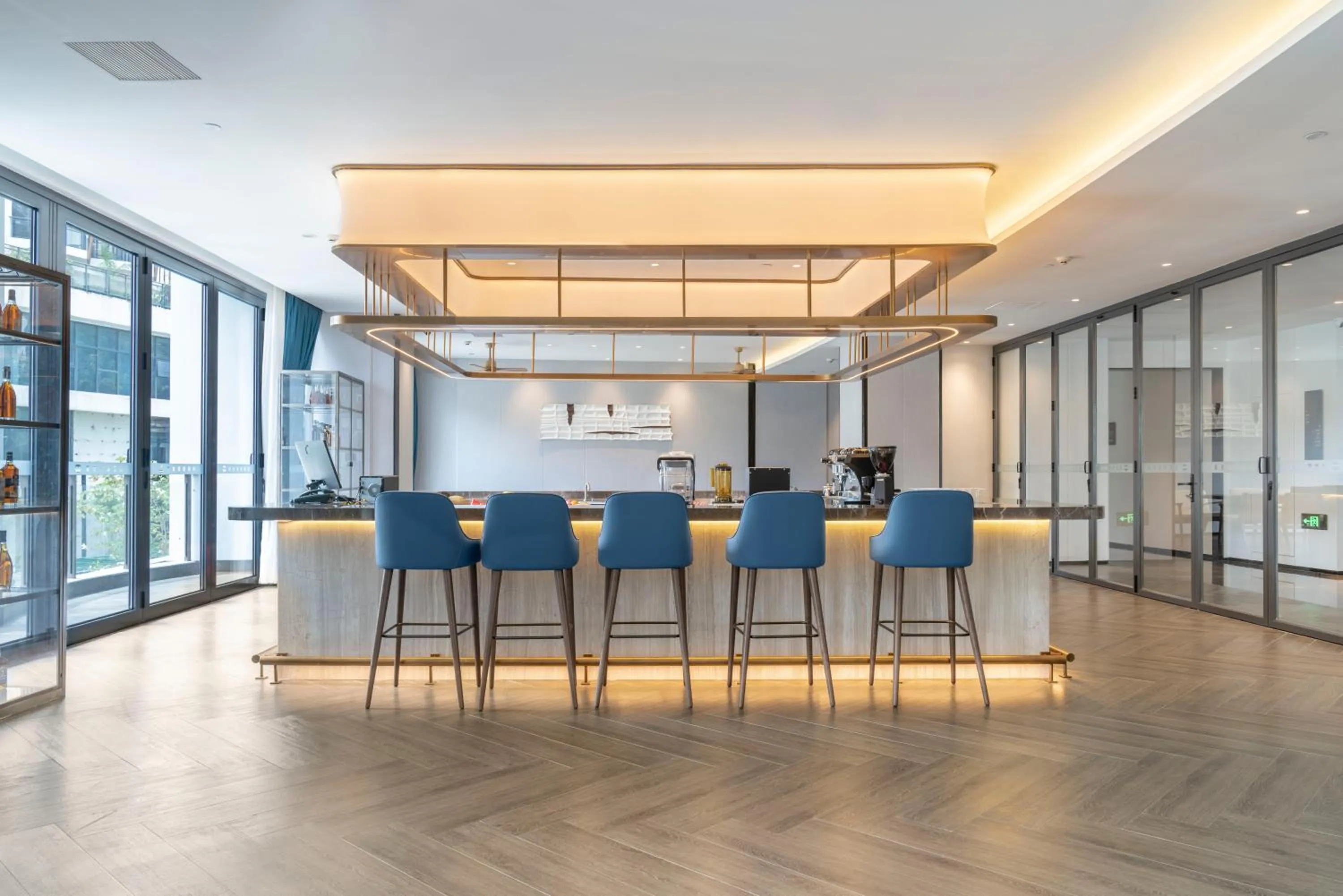 Seating area in Sanya Junji Seaview Hotel