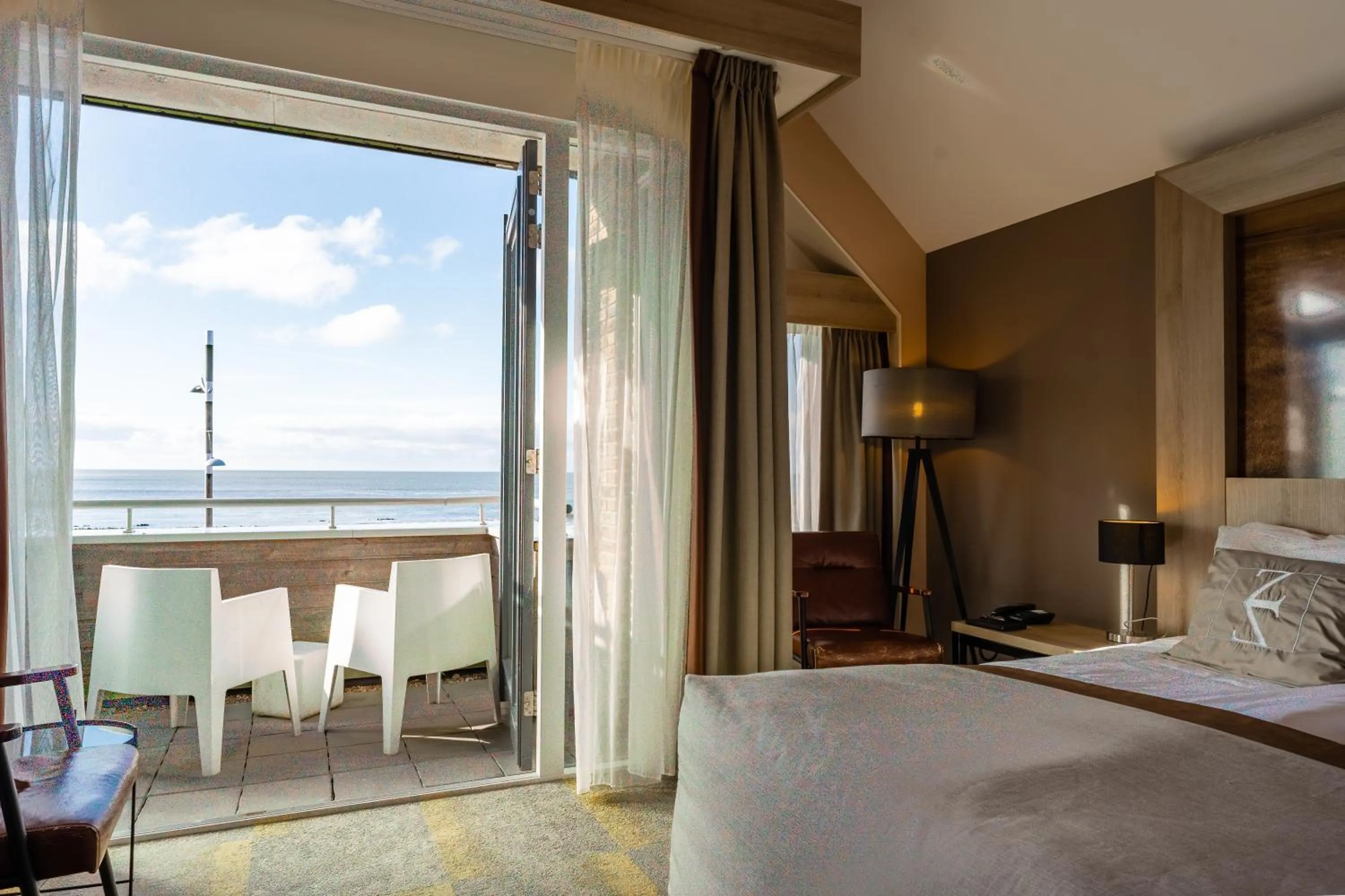 Bed in Hotel Zeezicht