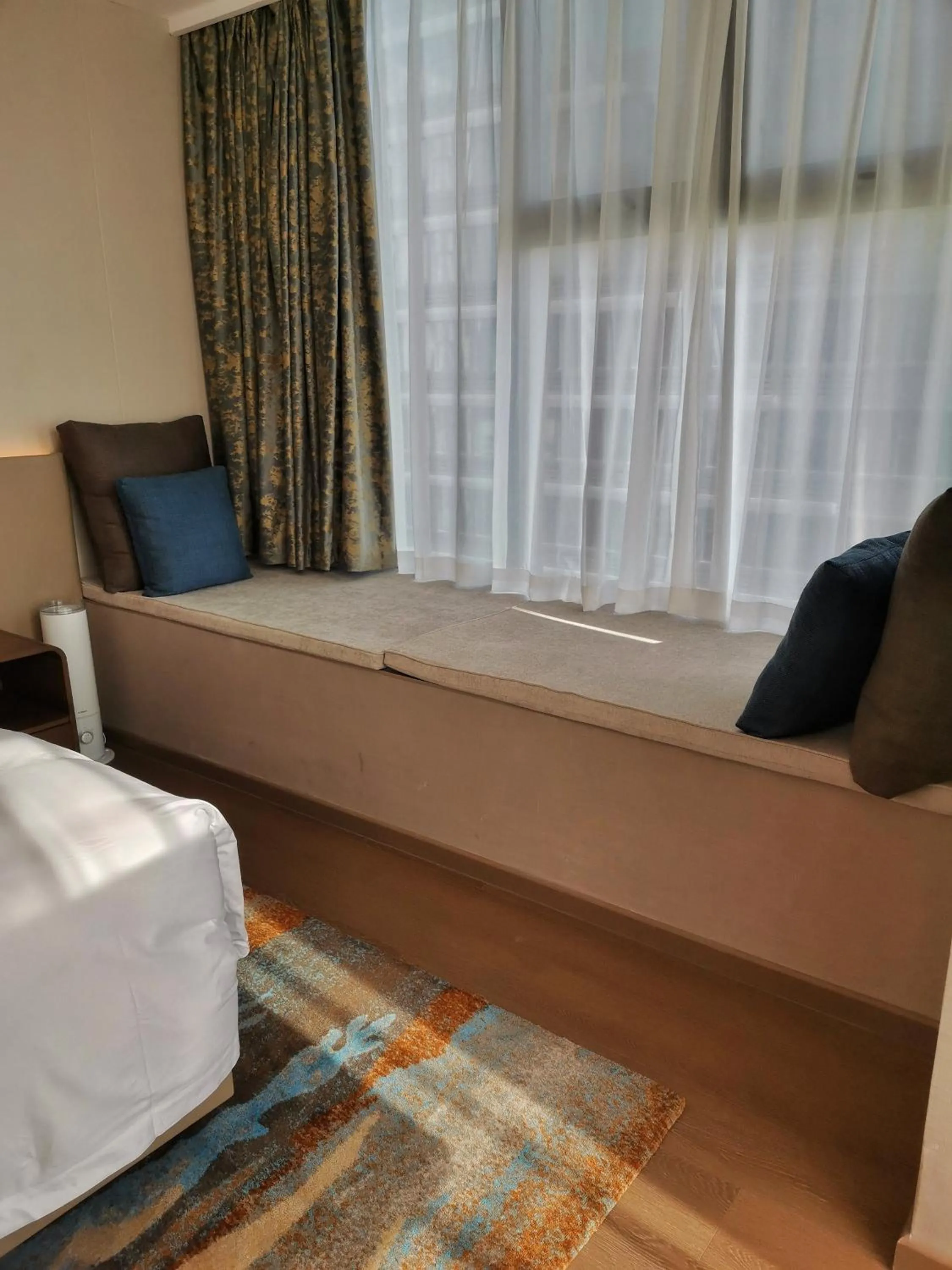 Bed in Wyndham Dalian Jinpu