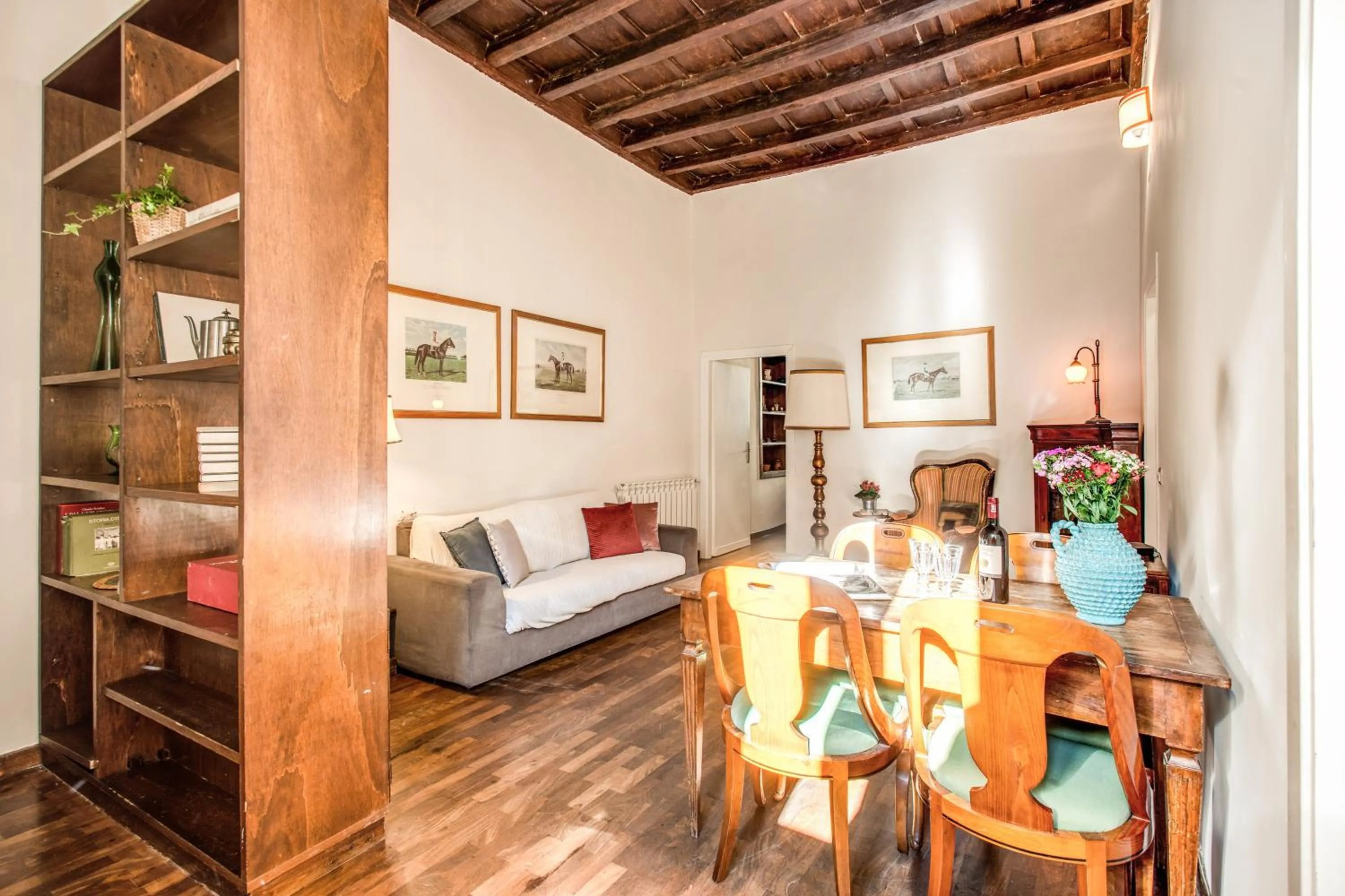 Living room, Bed in Borgo Pio Passetto Papale