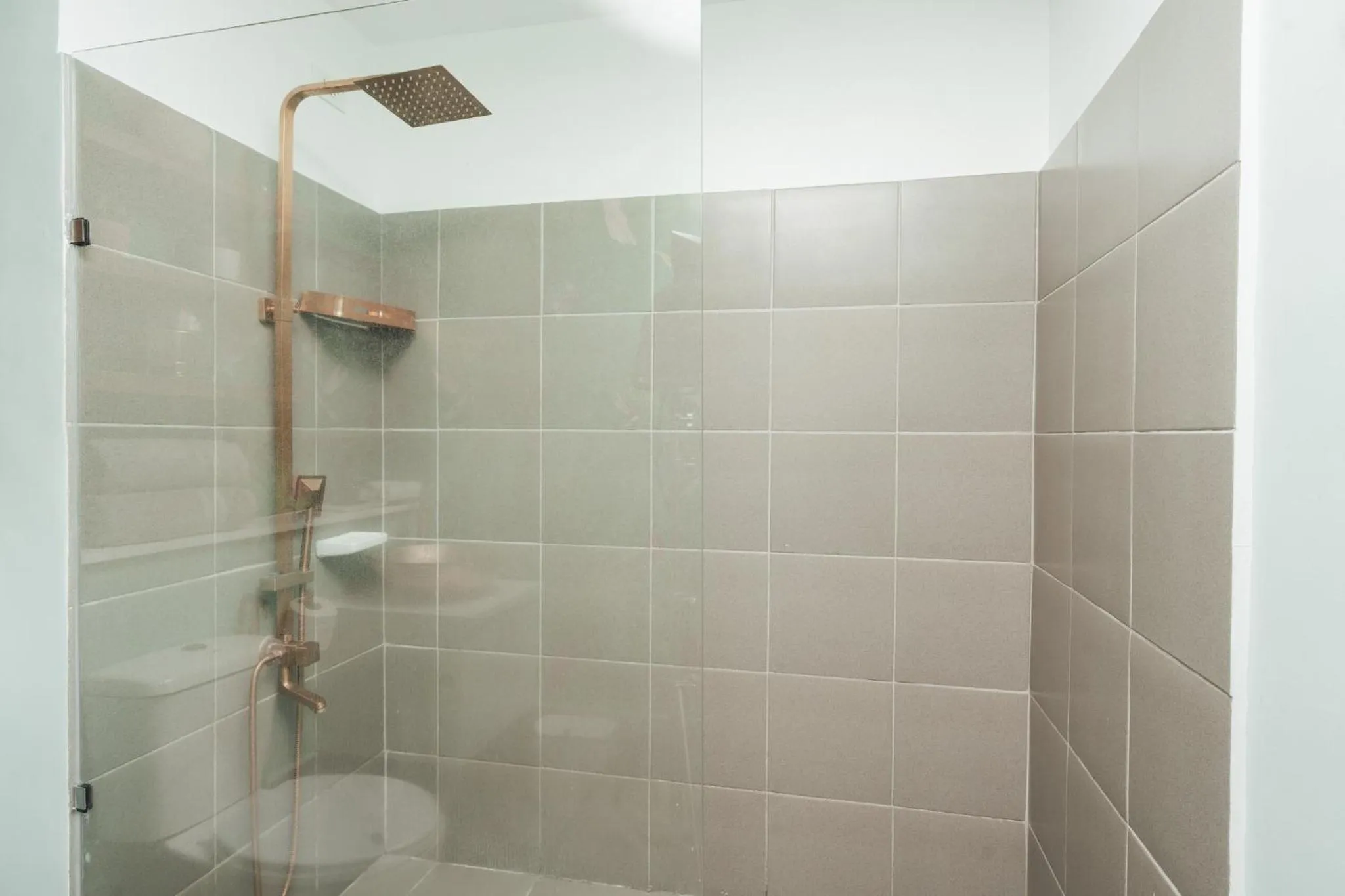 Shower in Modern Luxe Condo Unit in Cavite