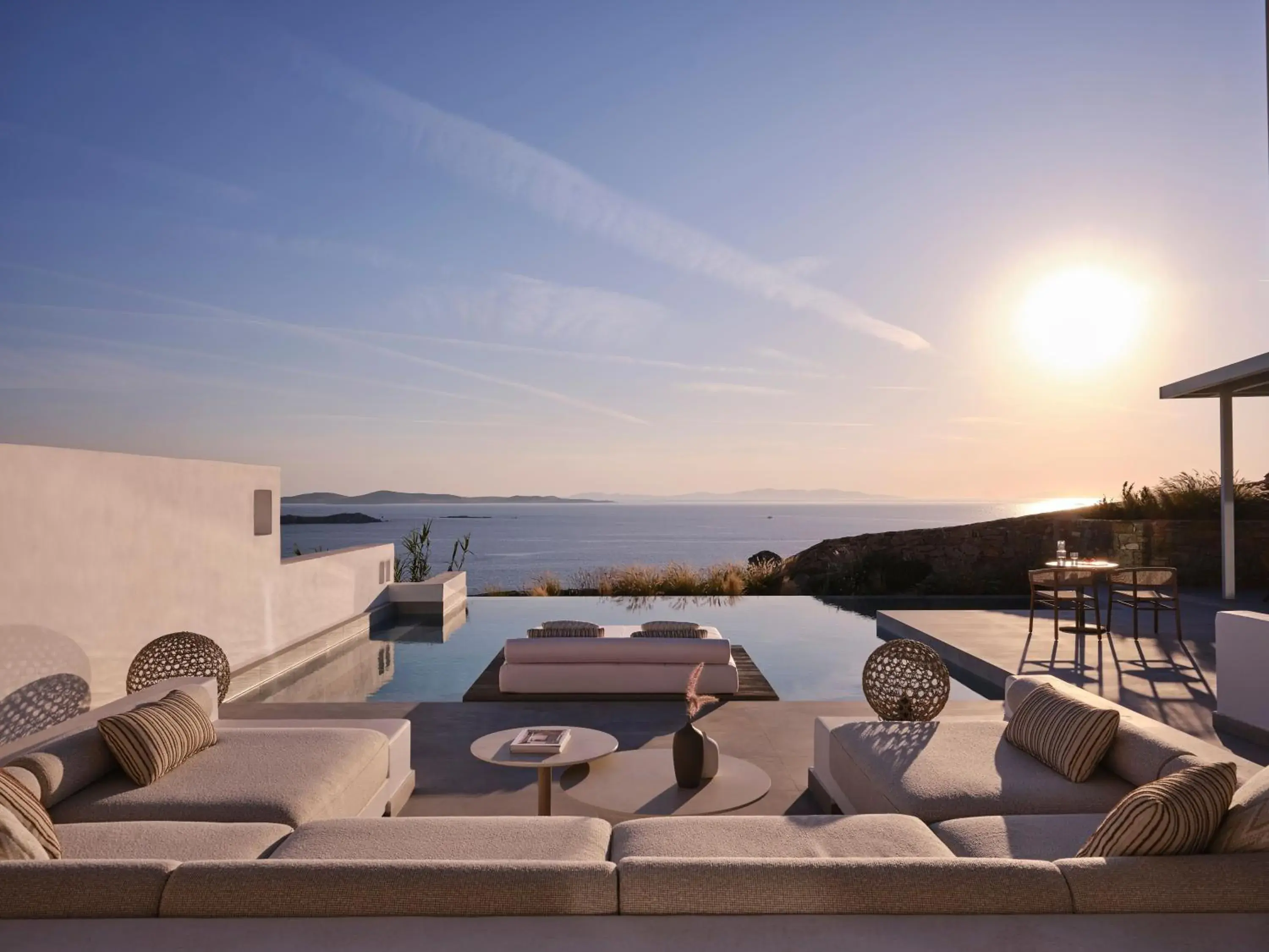 OMEGA Two Bedroom Residence with Private Pool & Sea View in Deos Mykonos - A Myconian Collection Hotel OMEGA Two Bedroom Residence with Private Pool & Sea View in Deos Mykonos - A Myconian Collection Hotel