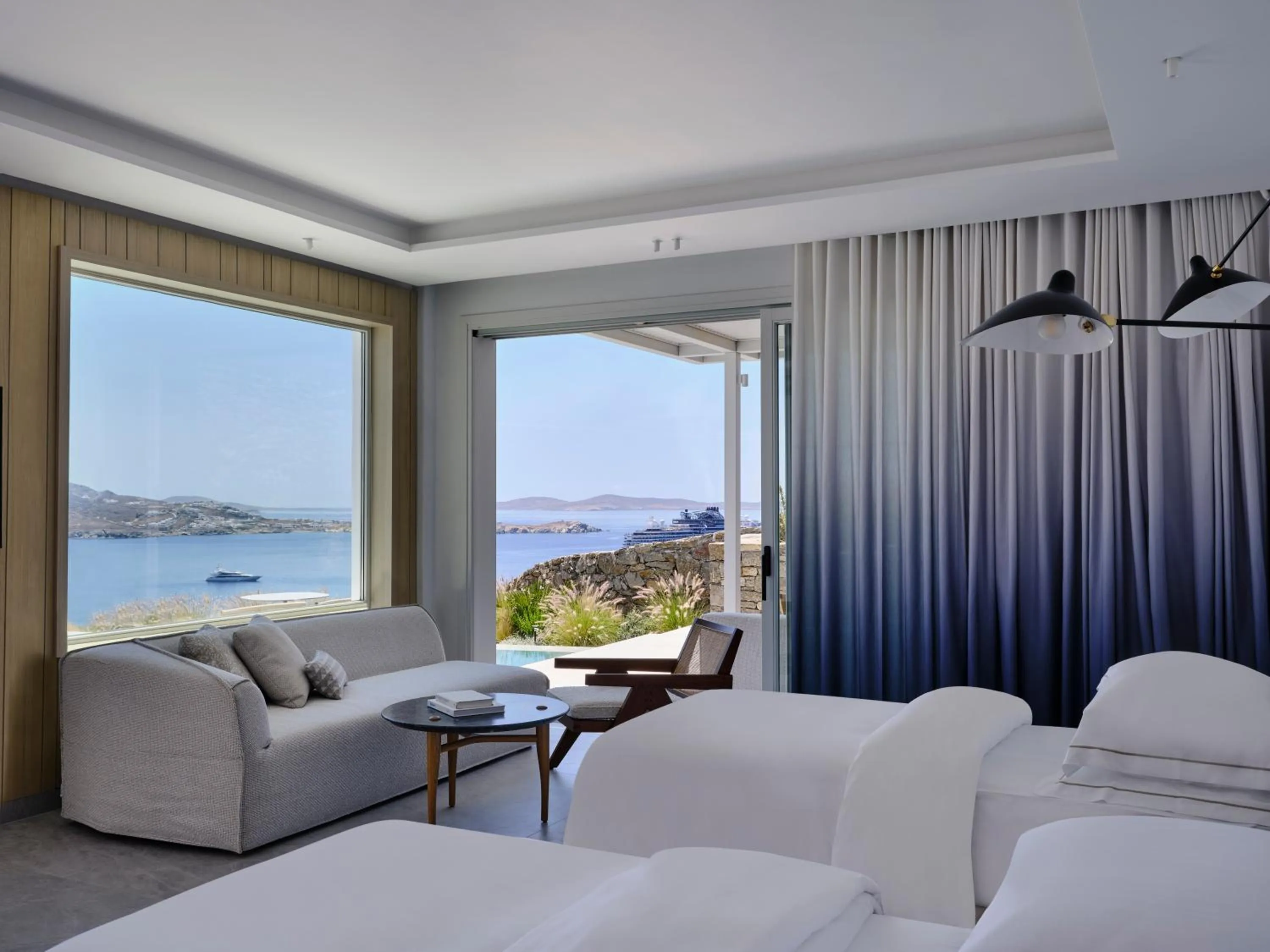 Bedroom in Deos Mykonos - A Myconian Collection Hotel