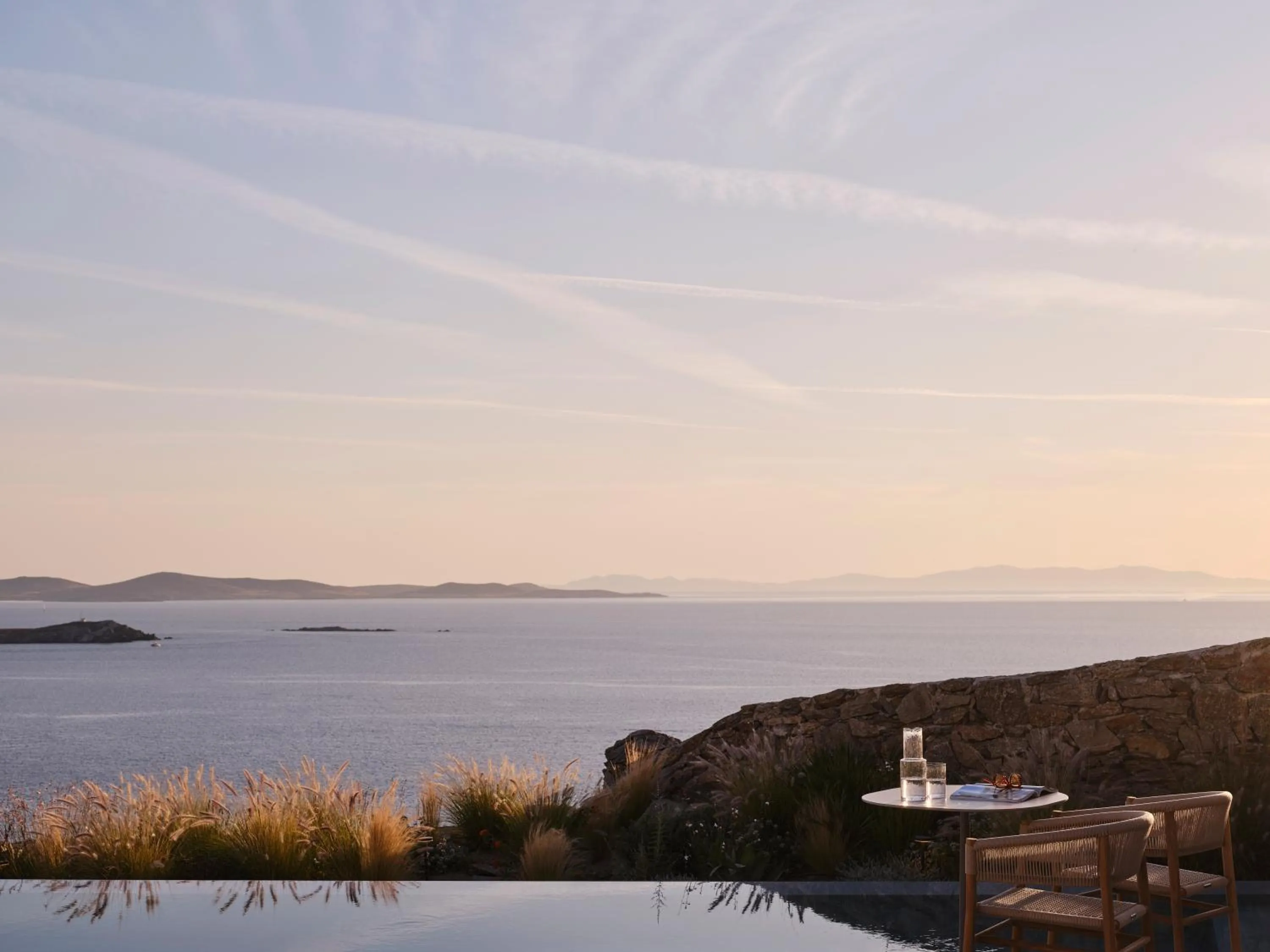 Sea view in Deos Mykonos - A Myconian Collection Hotel