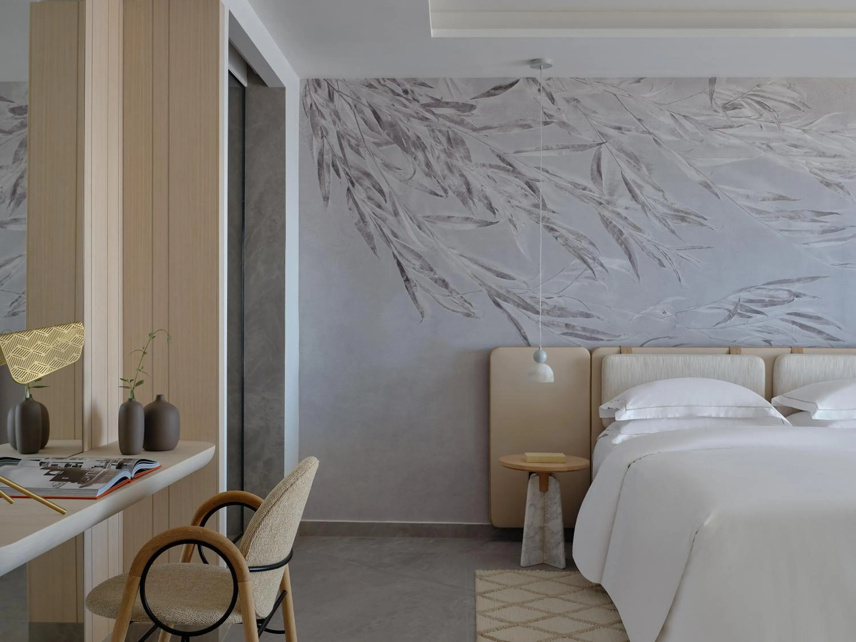 Bedroom, Bed in Deos Mykonos - A Myconian Collection Hotel