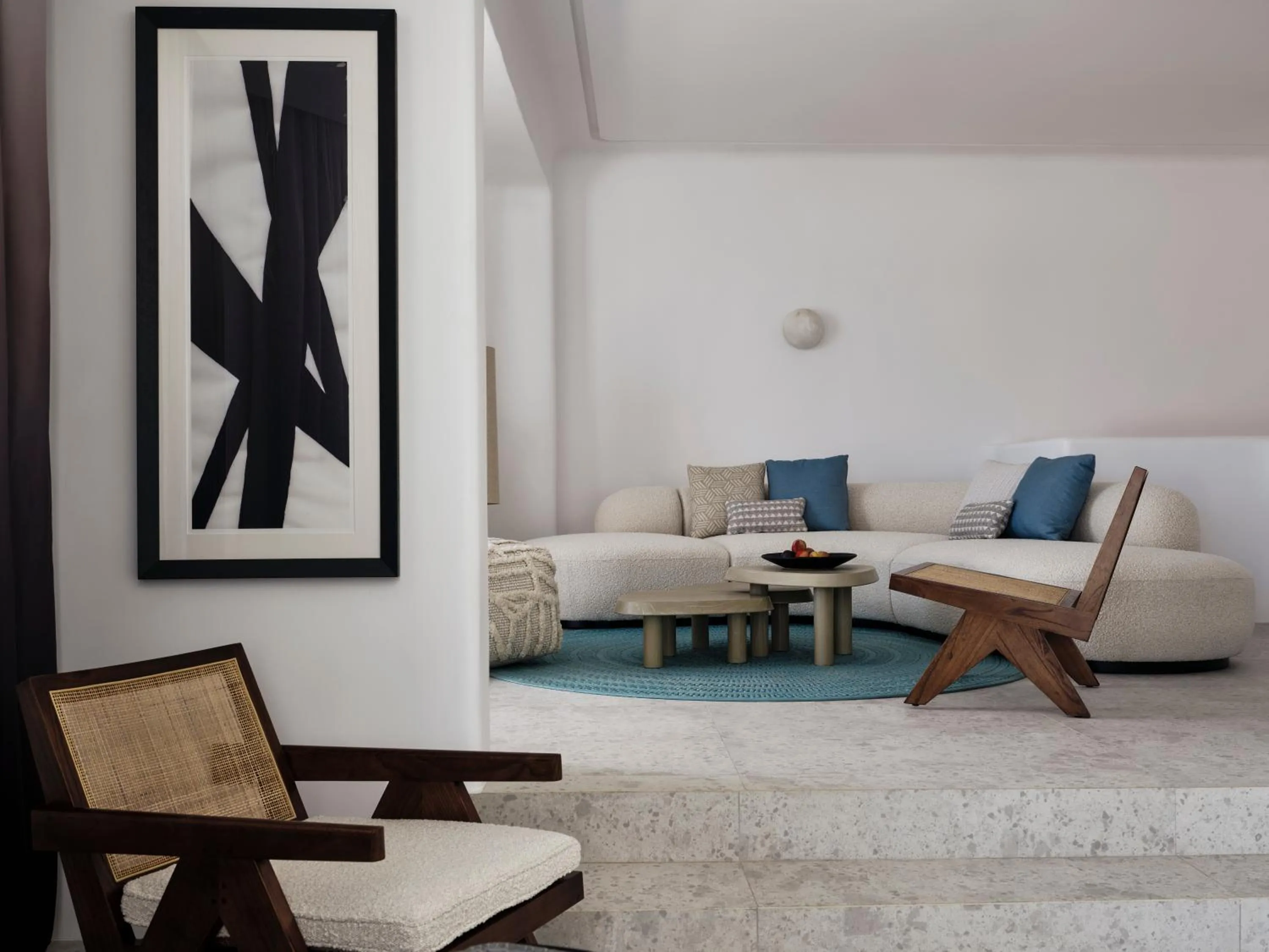 Seating area in Deos Mykonos - A Myconian Collection Hotel