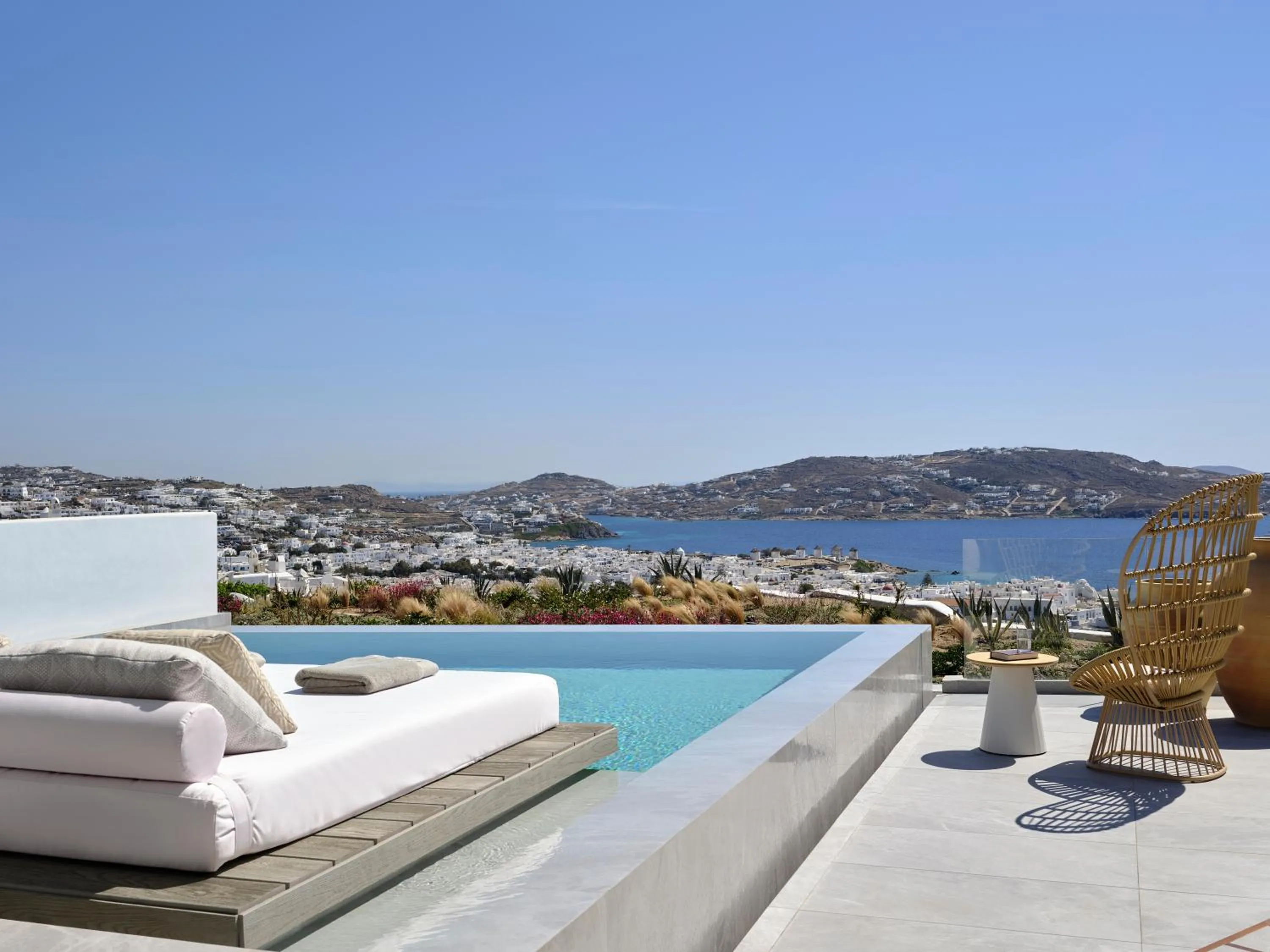 Sea view in Deos Mykonos - A Myconian Collection Hotel