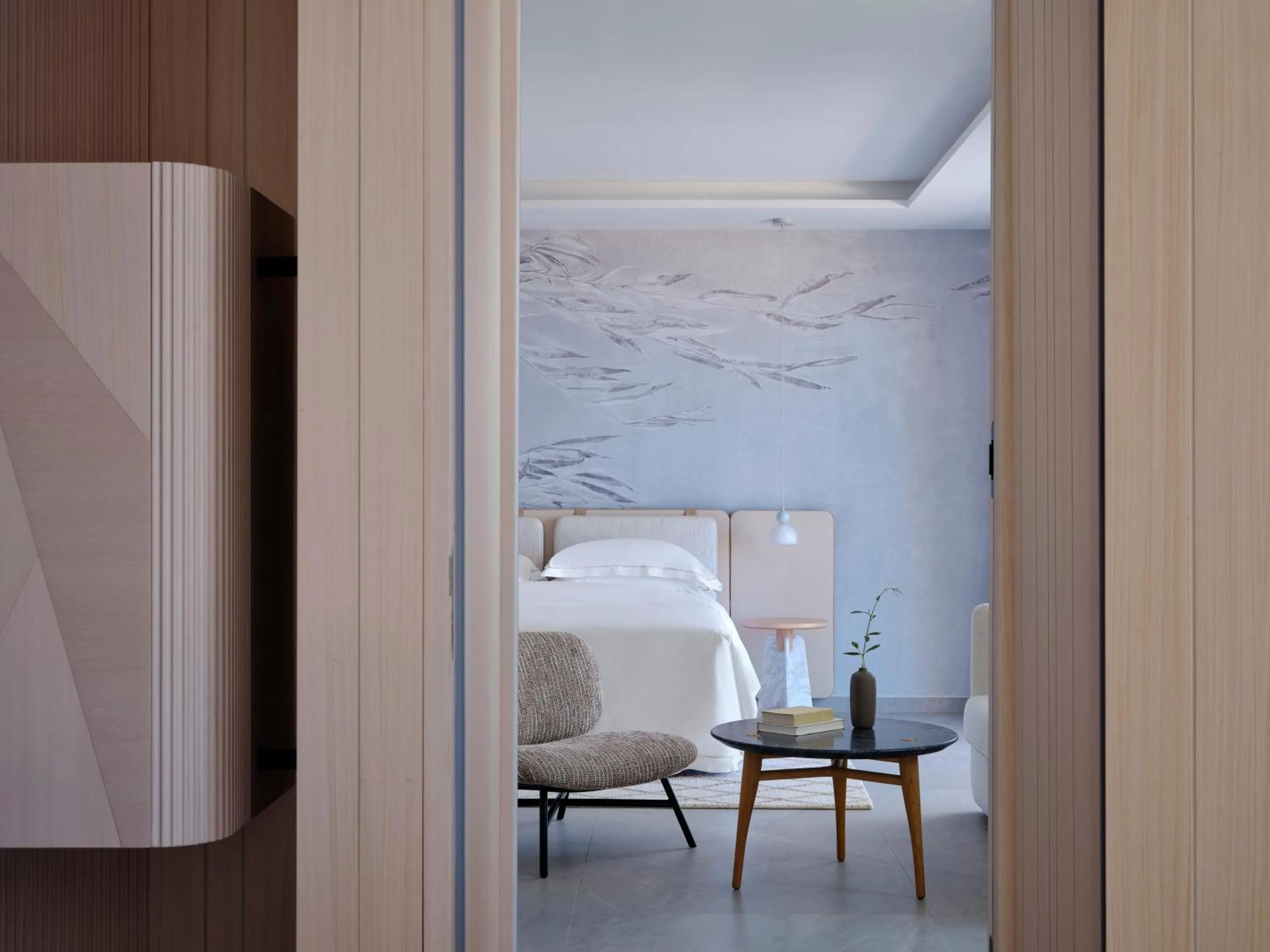 Bedroom, Bed in Deos Mykonos - A Myconian Collection Hotel