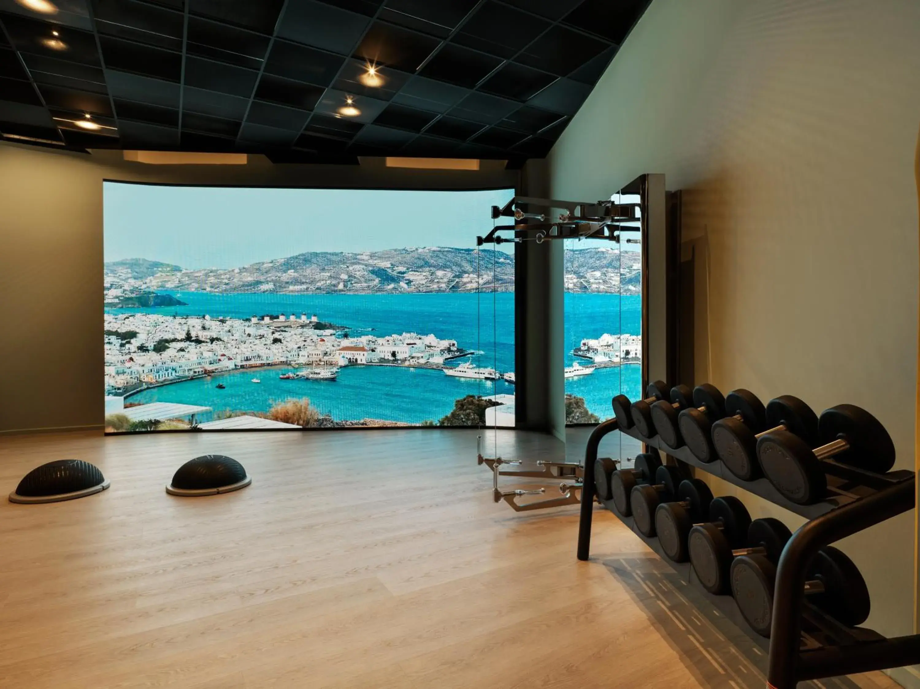 Fitness centre/facilities in Deos Mykonos - A Myconian Collection Hotel Fitness centre/facilities in Deos Mykonos - A Myconian Collection Hotel