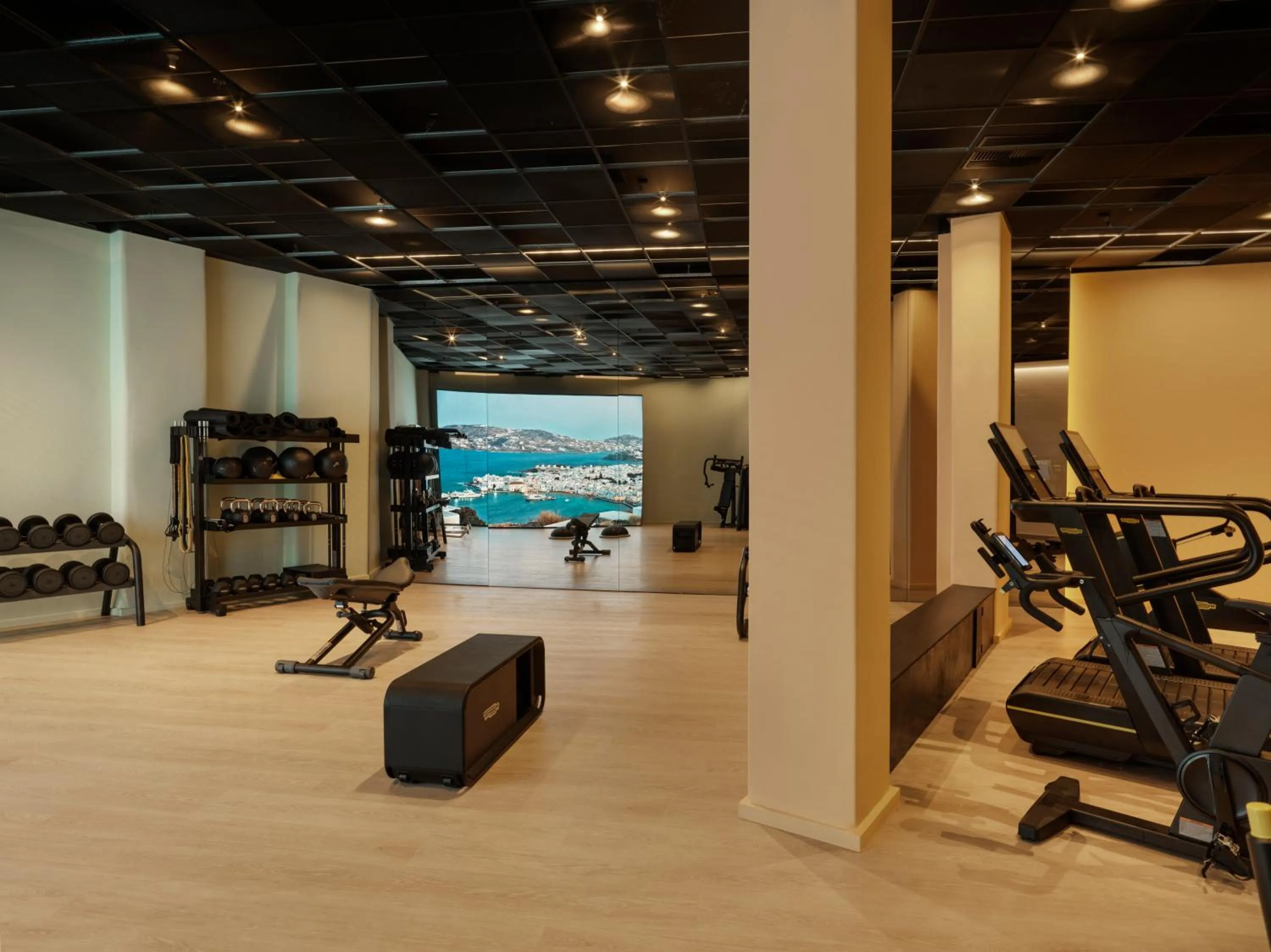 Fitness centre/facilities in Deos Mykonos - A Myconian Collection Hotel