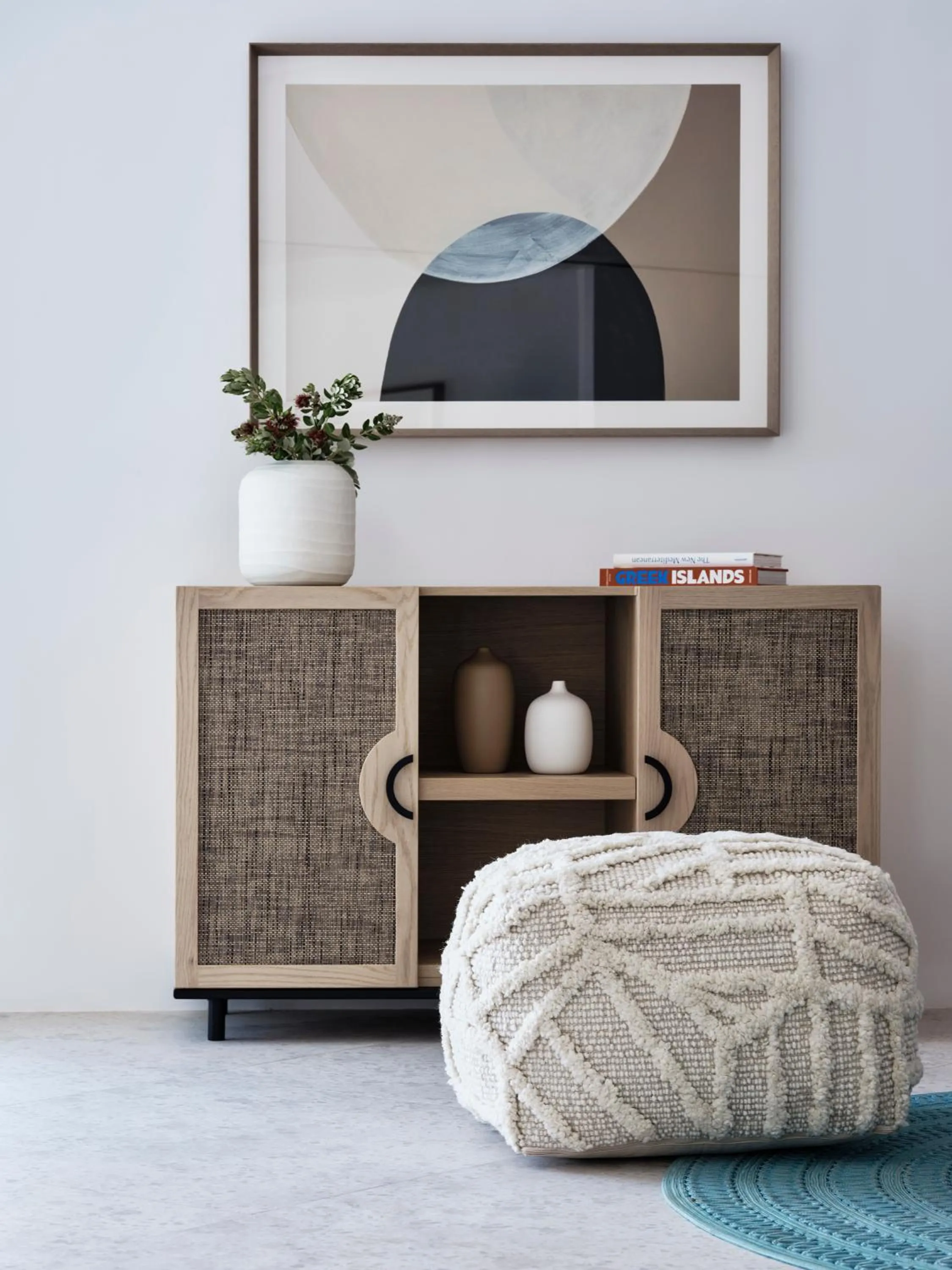 Living room in Deos Mykonos - A Myconian Collection Hotel