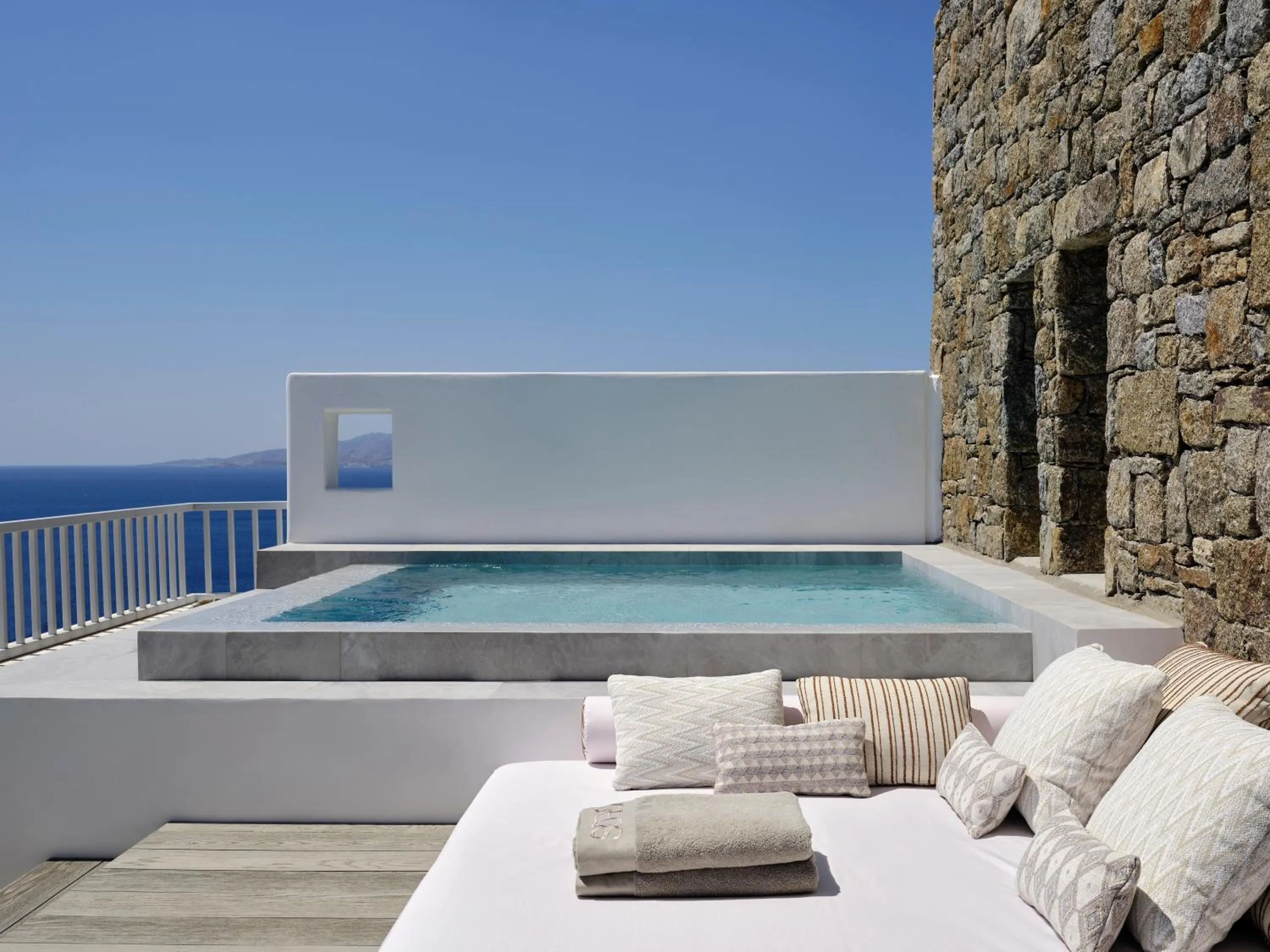 Sea view in Deos Mykonos - A Myconian Collection Hotel
