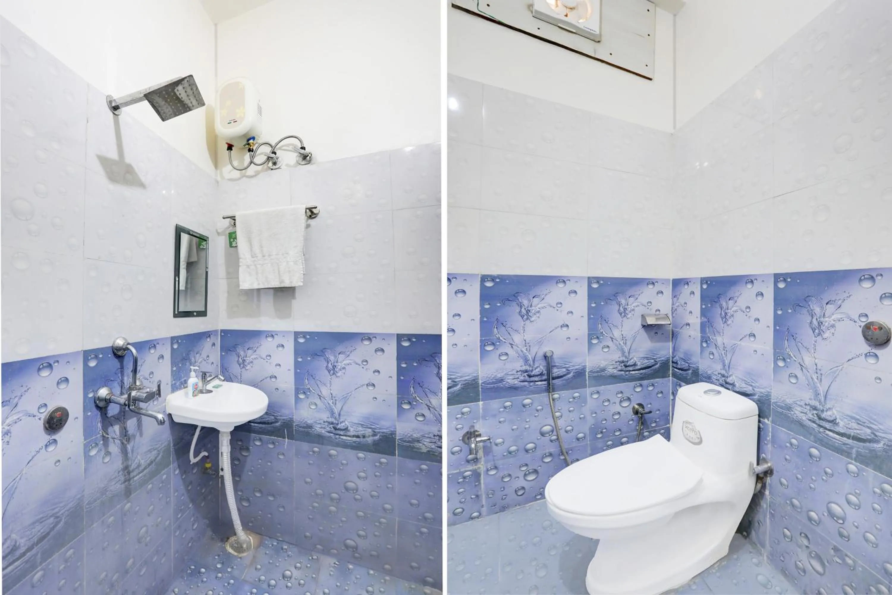 Bathroom in Super Hotel O Sankat Mochan Gandhi Nagar