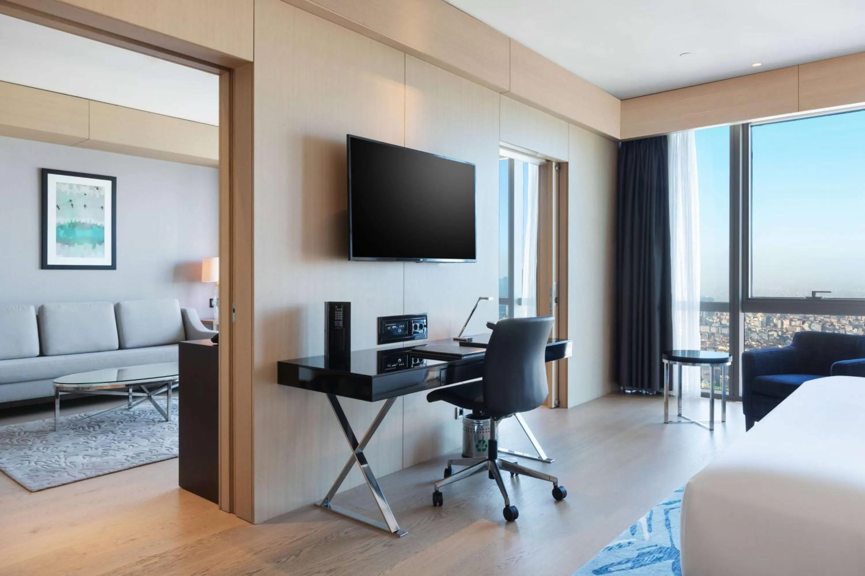 Photo of the whole room, Bed in Wyndham Grand Istanbul Levent Hotel & Conference Center