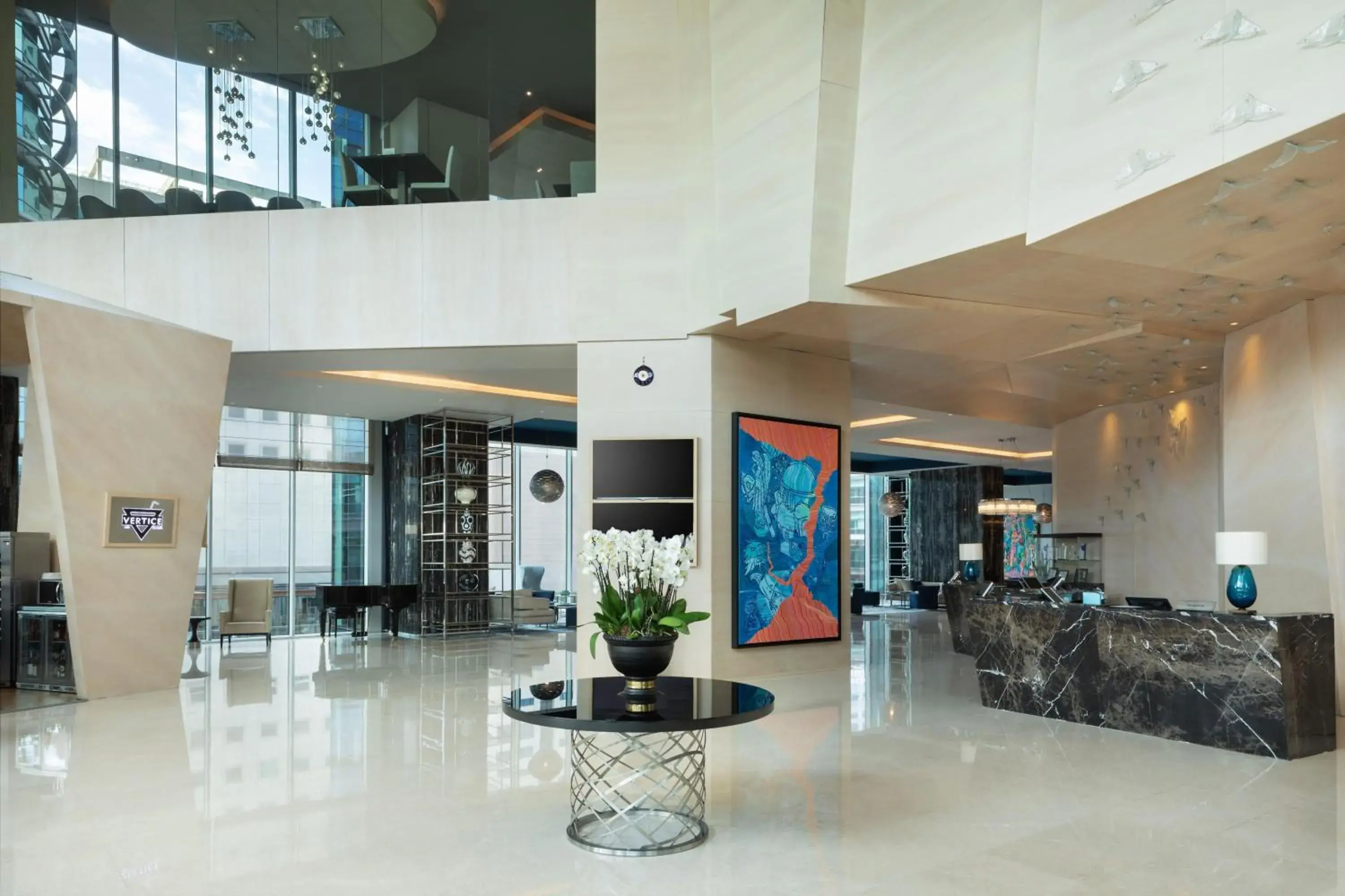 Lobby or reception in Wyndham Grand Istanbul Levent Hotel & Conference Center Lobby or reception in Wyndham Grand Istanbul Levent Hotel & Conference Center