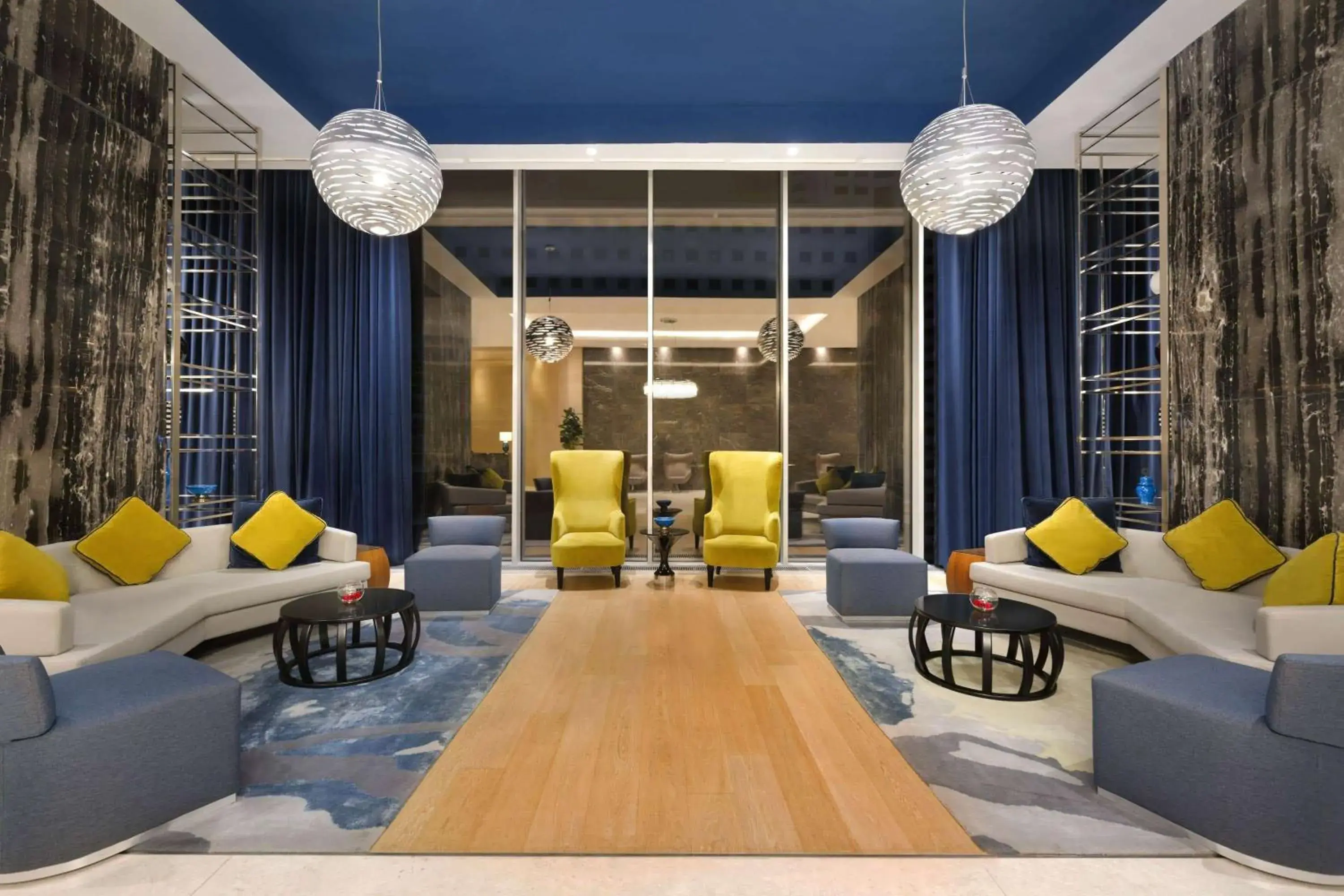 Lobby or reception in Wyndham Grand Istanbul Levent Hotel & Conference Center Lobby or reception in Wyndham Grand Istanbul Levent Hotel & Conference Center