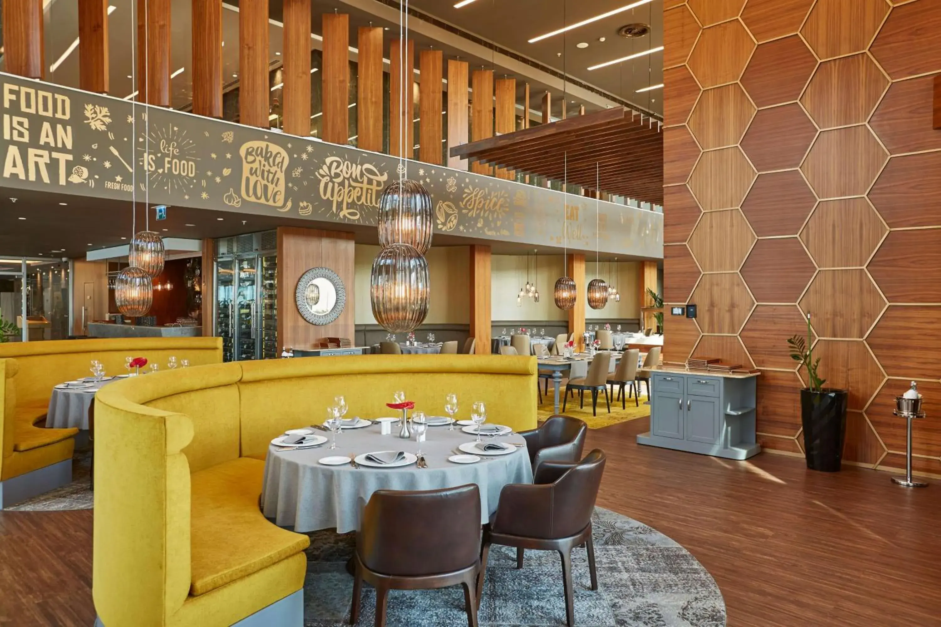 Restaurant/places to eat in Wyndham Grand Istanbul Levent Hotel & Conference Center Restaurant/places to eat in Wyndham Grand Istanbul Levent Hotel & Conference Center