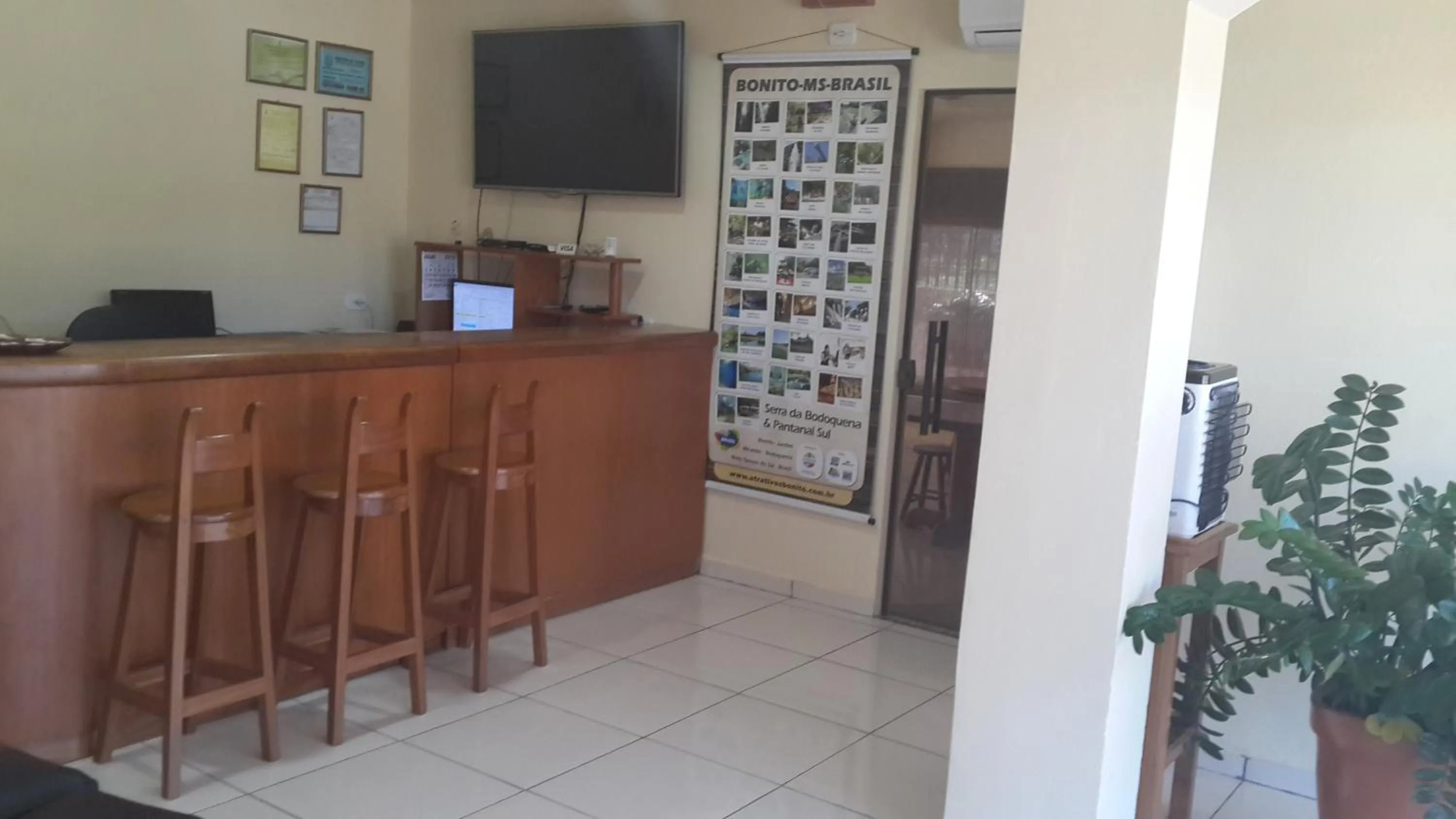 Lobby or reception in Pousada Paraiso