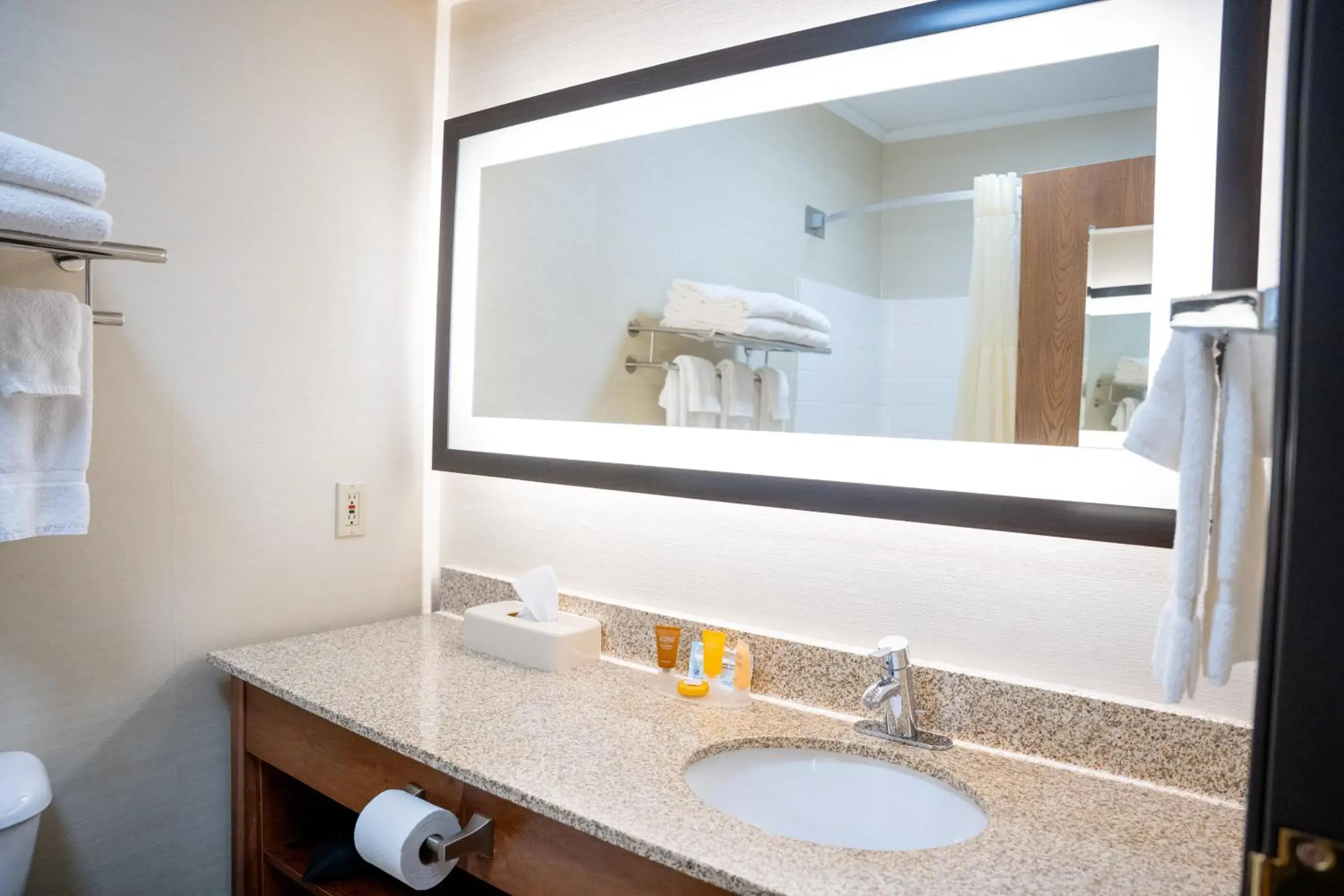 Bathroom in Coshocton Village Inn & Suites Bathroom in Coshocton Village Inn & Suites