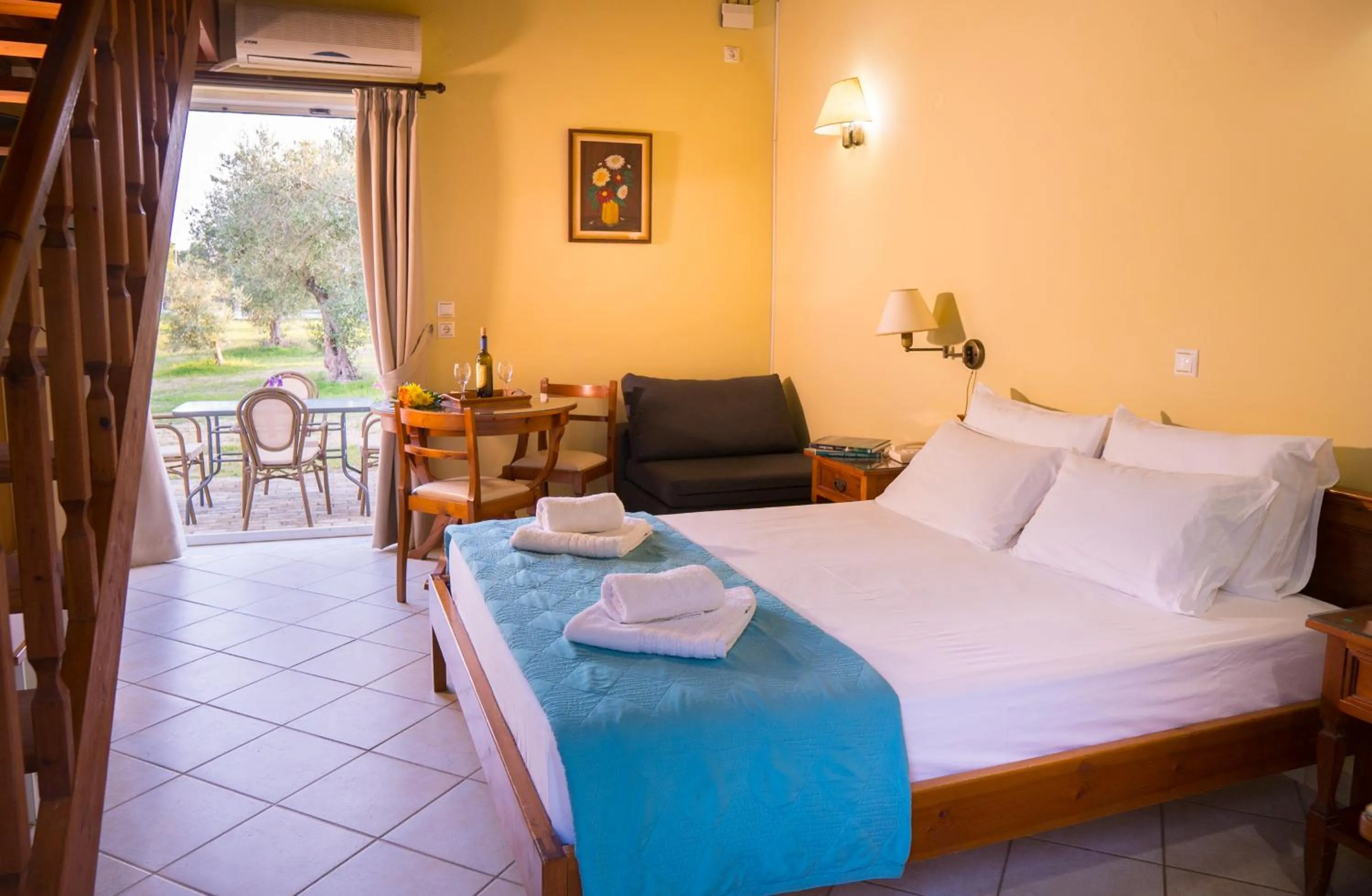 Bed in Olive Τrees Garden