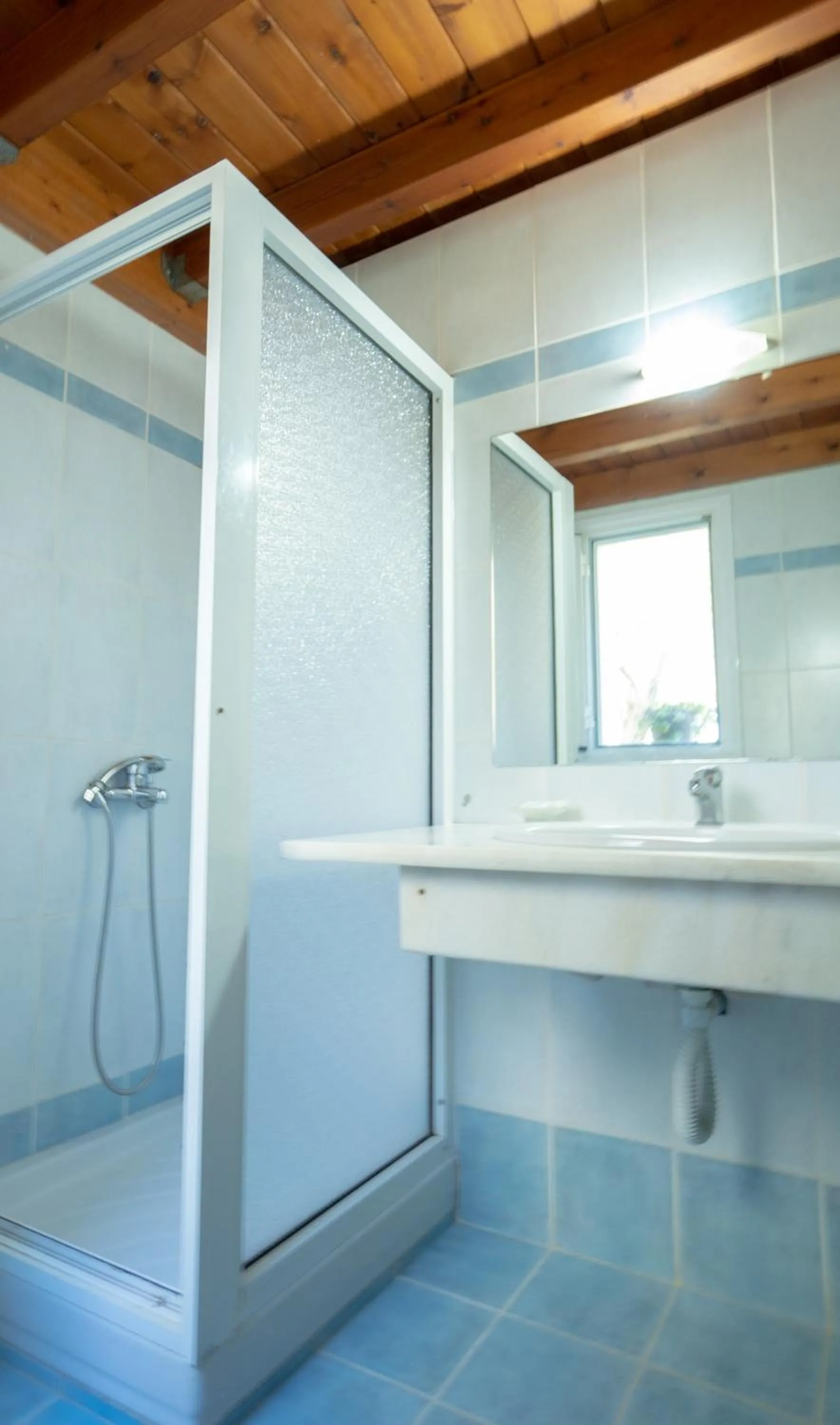 Shower in Olive Τrees Garden