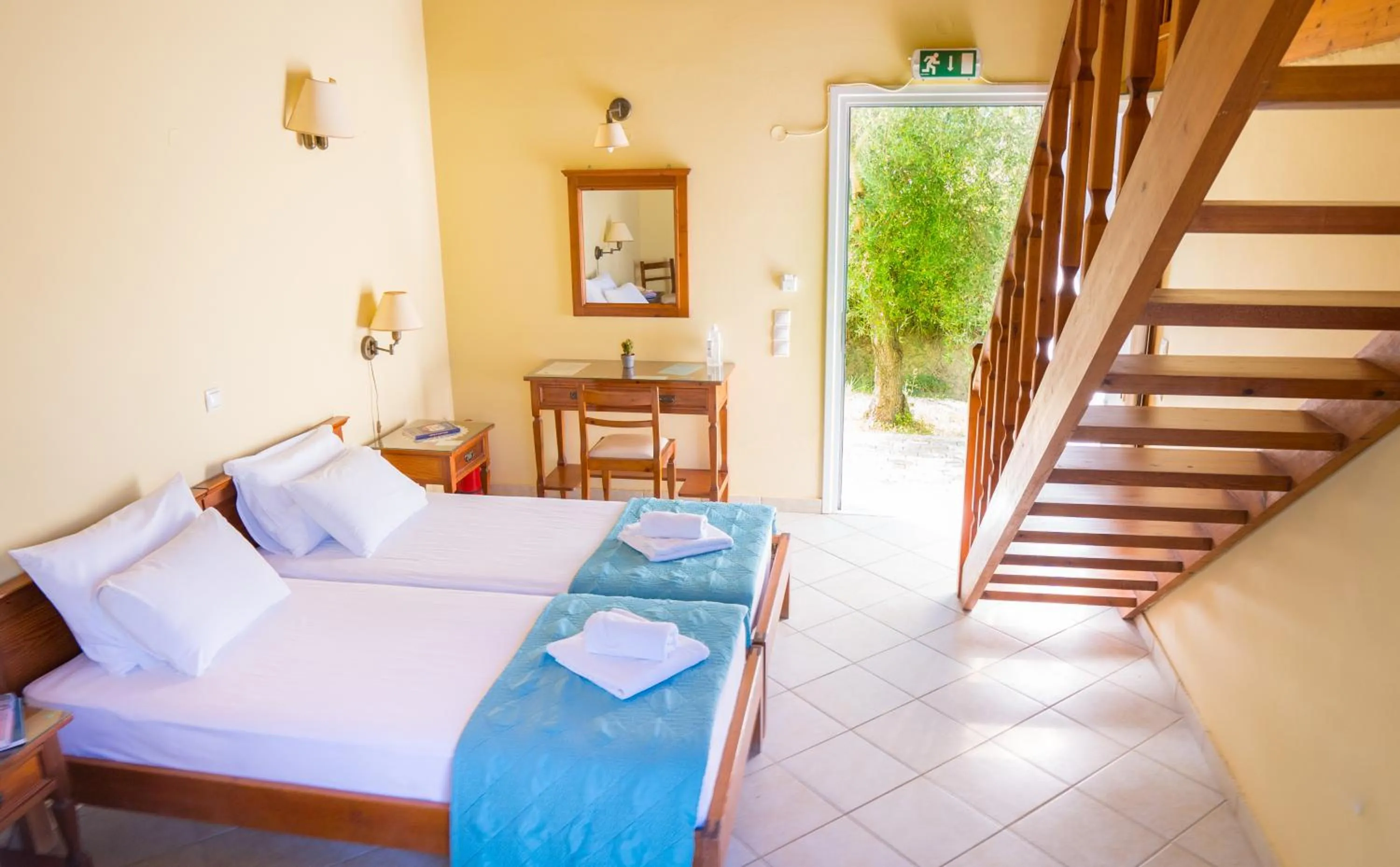 Bedroom, Bed in Olive Τrees Garden