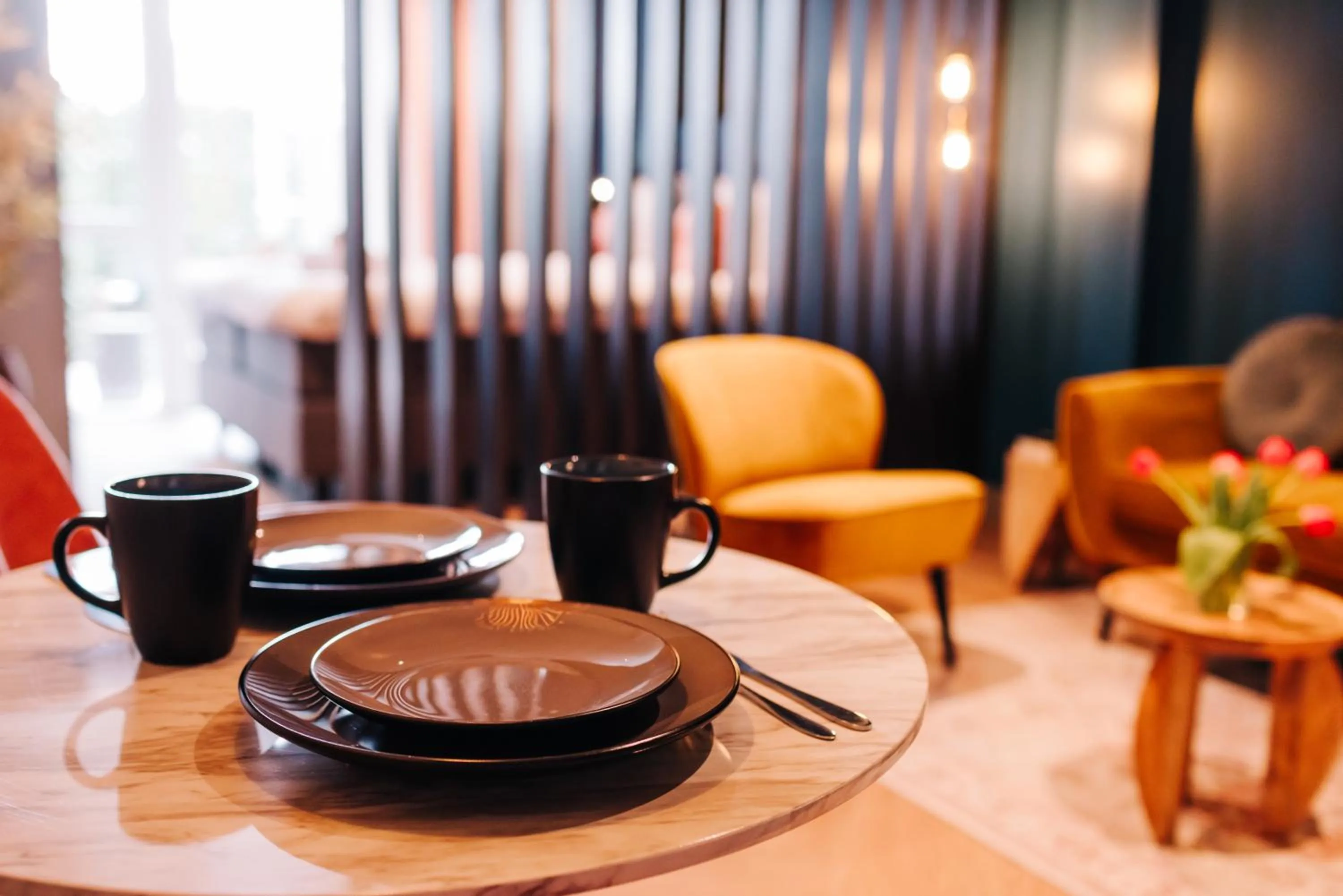 Seating area in Hotel Keur