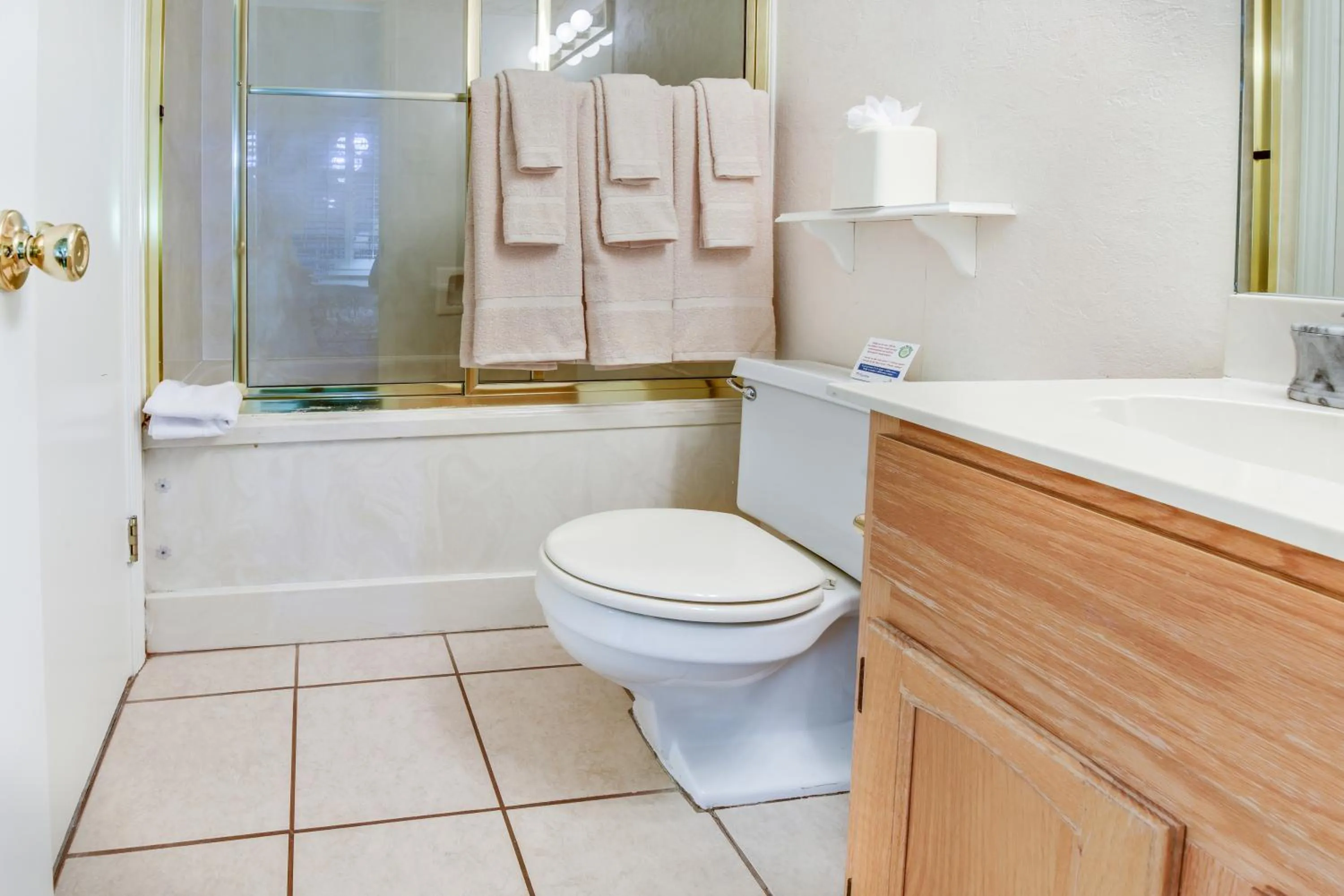 Bathroom in Plaza Suites Downtown New Orleans