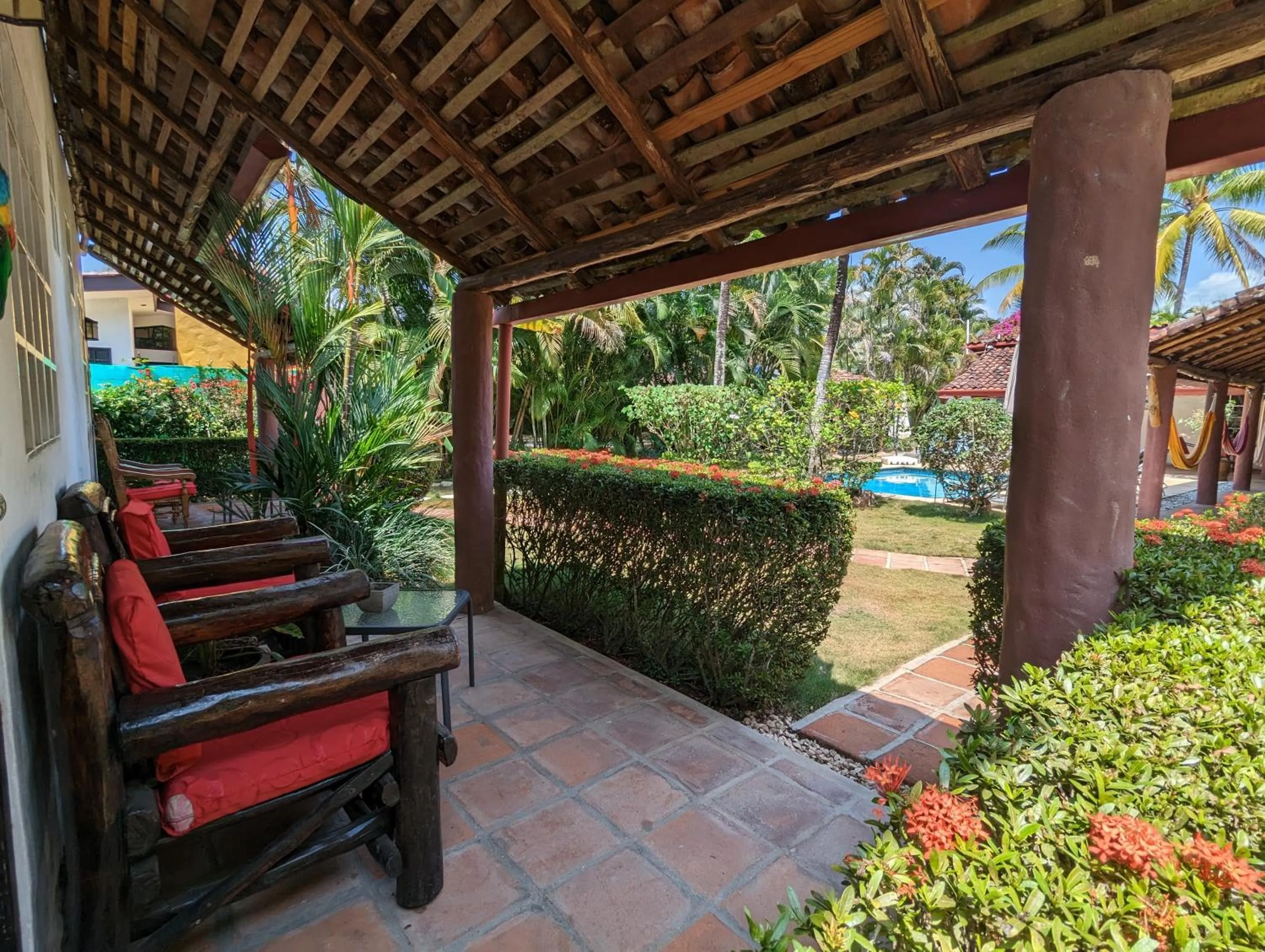 Garden view in Villa Botero By Casa Mojito