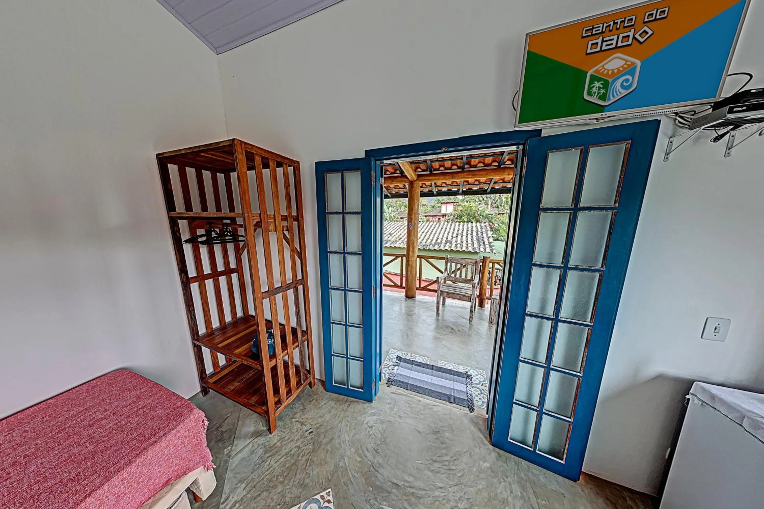 Bed in Pousada Canto do Dado Praia de Itamambuca