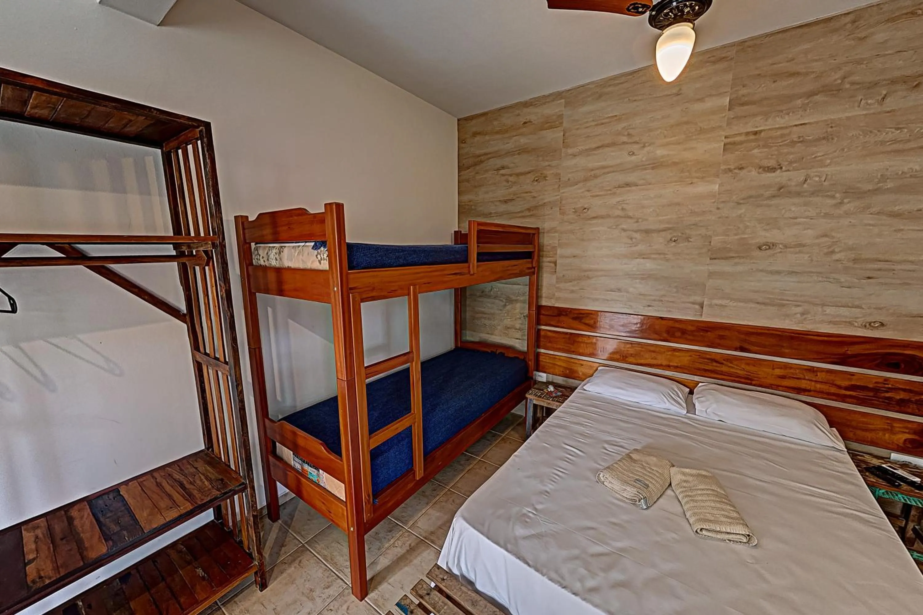 Bed in Pousada Canto do Dado Praia de Itamambuca