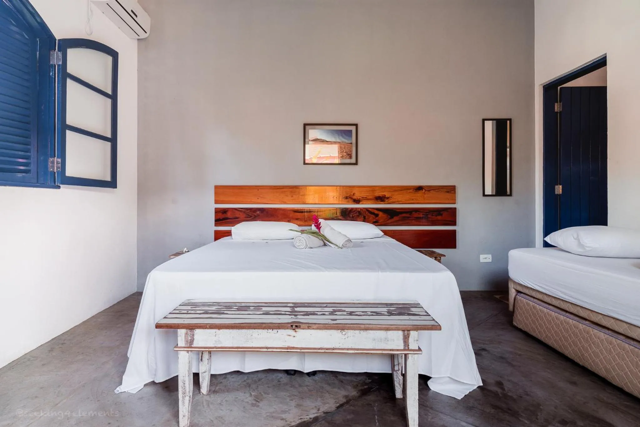 Bed in Pousada Canto do Dado Praia de Itamambuca