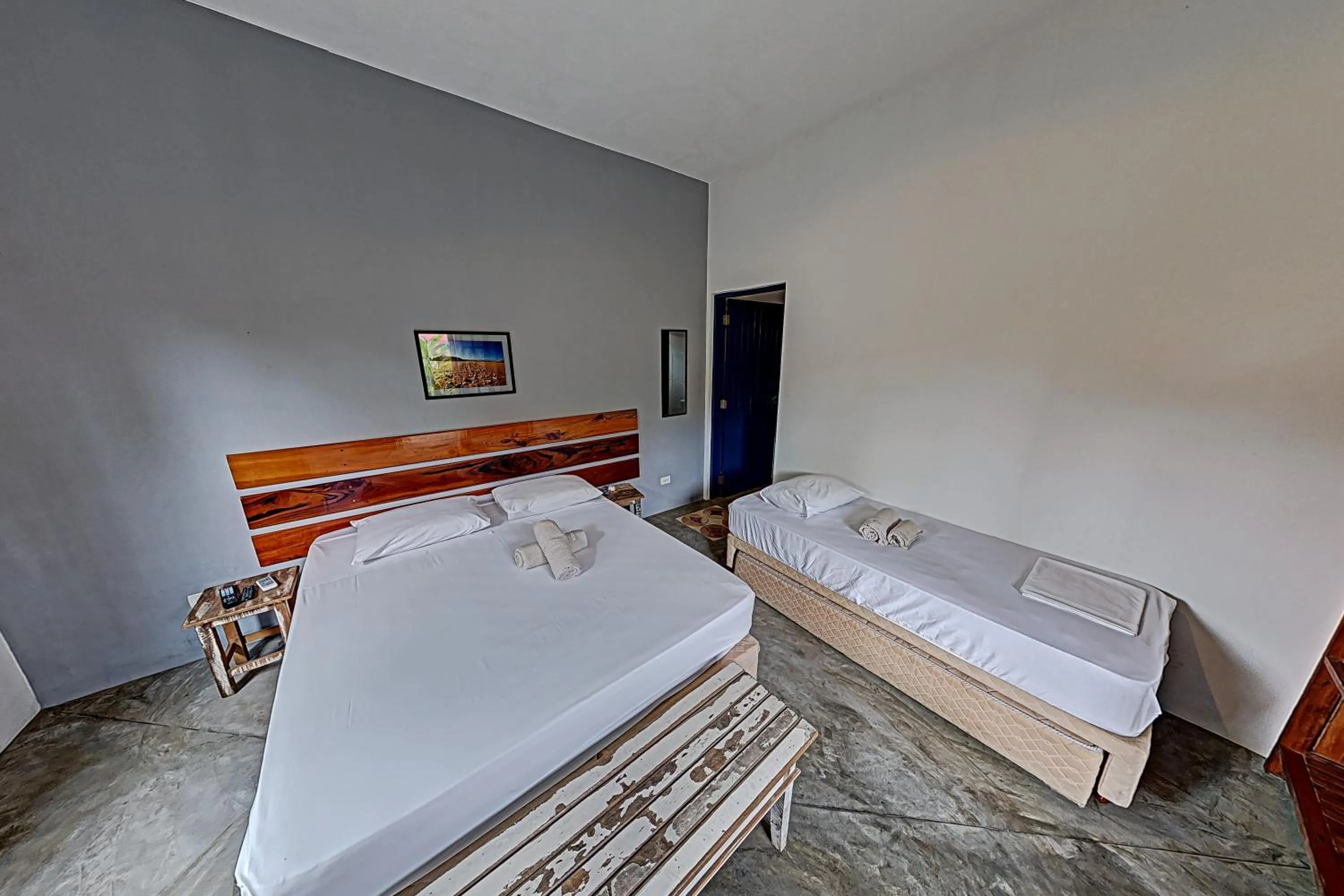 Bed in Pousada Canto do Dado Praia de Itamambuca