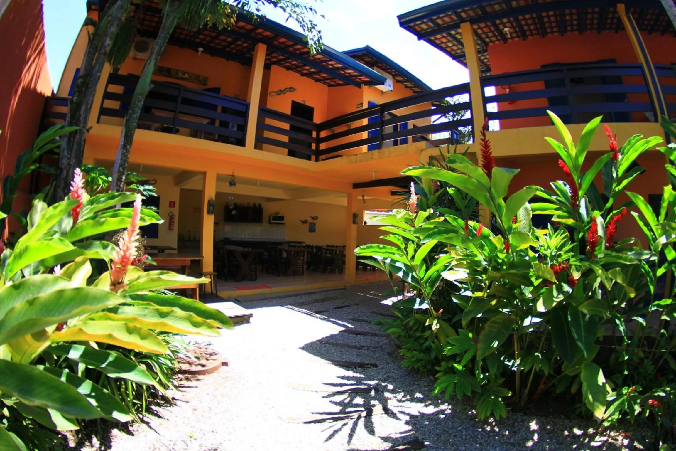 Facade/entrance in Pousada Canto do Dado Praia de Itamambuca