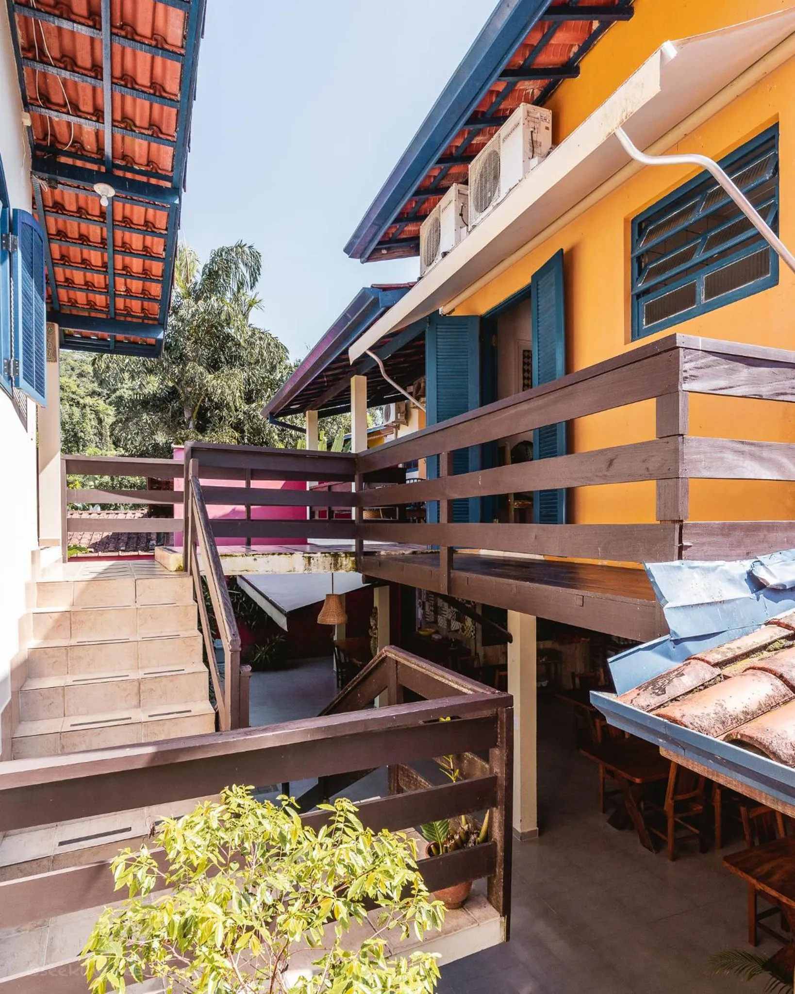 Property building in Pousada Canto do Dado Praia de Itamambuca