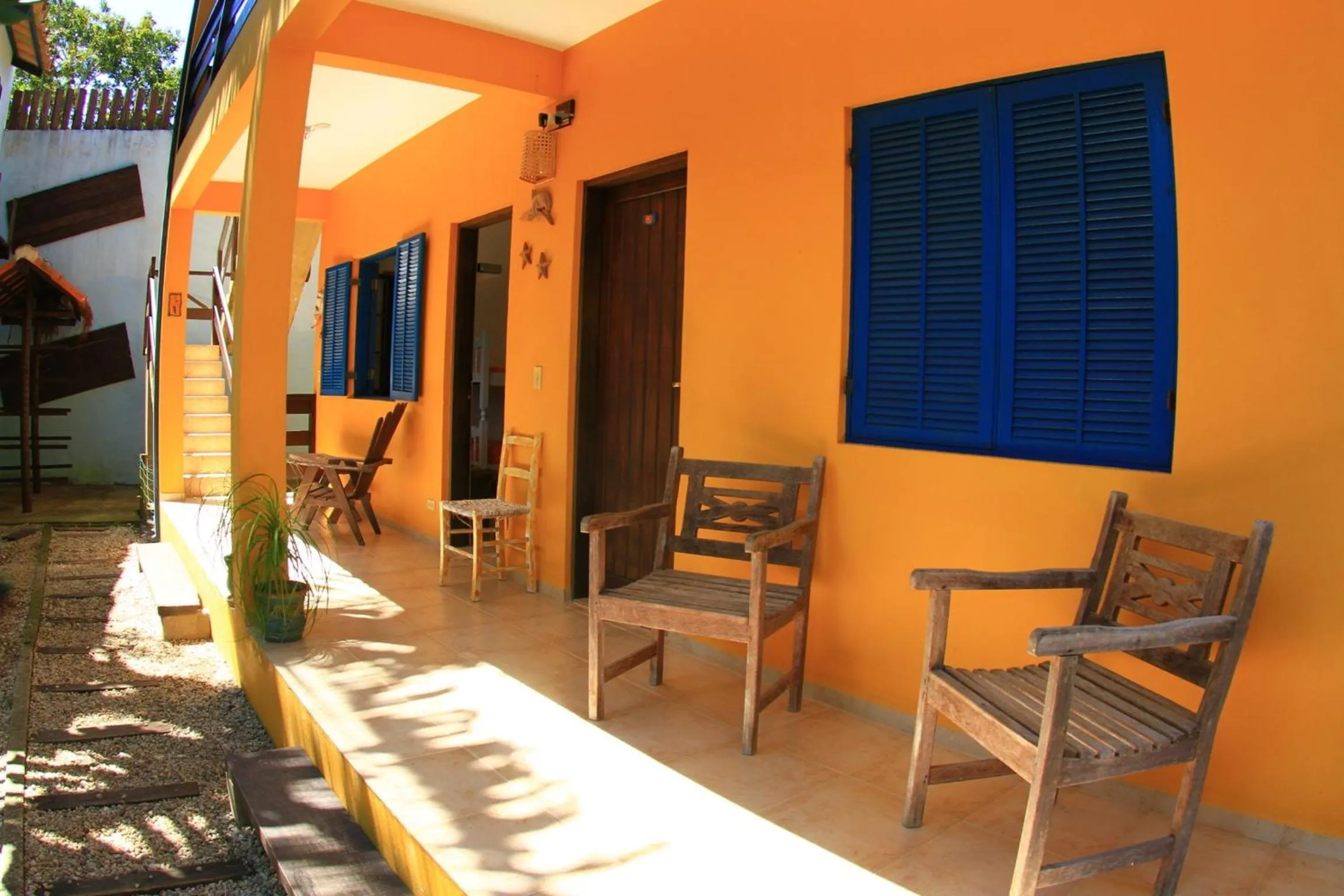 Patio in Pousada Canto do Dado Praia de Itamambuca