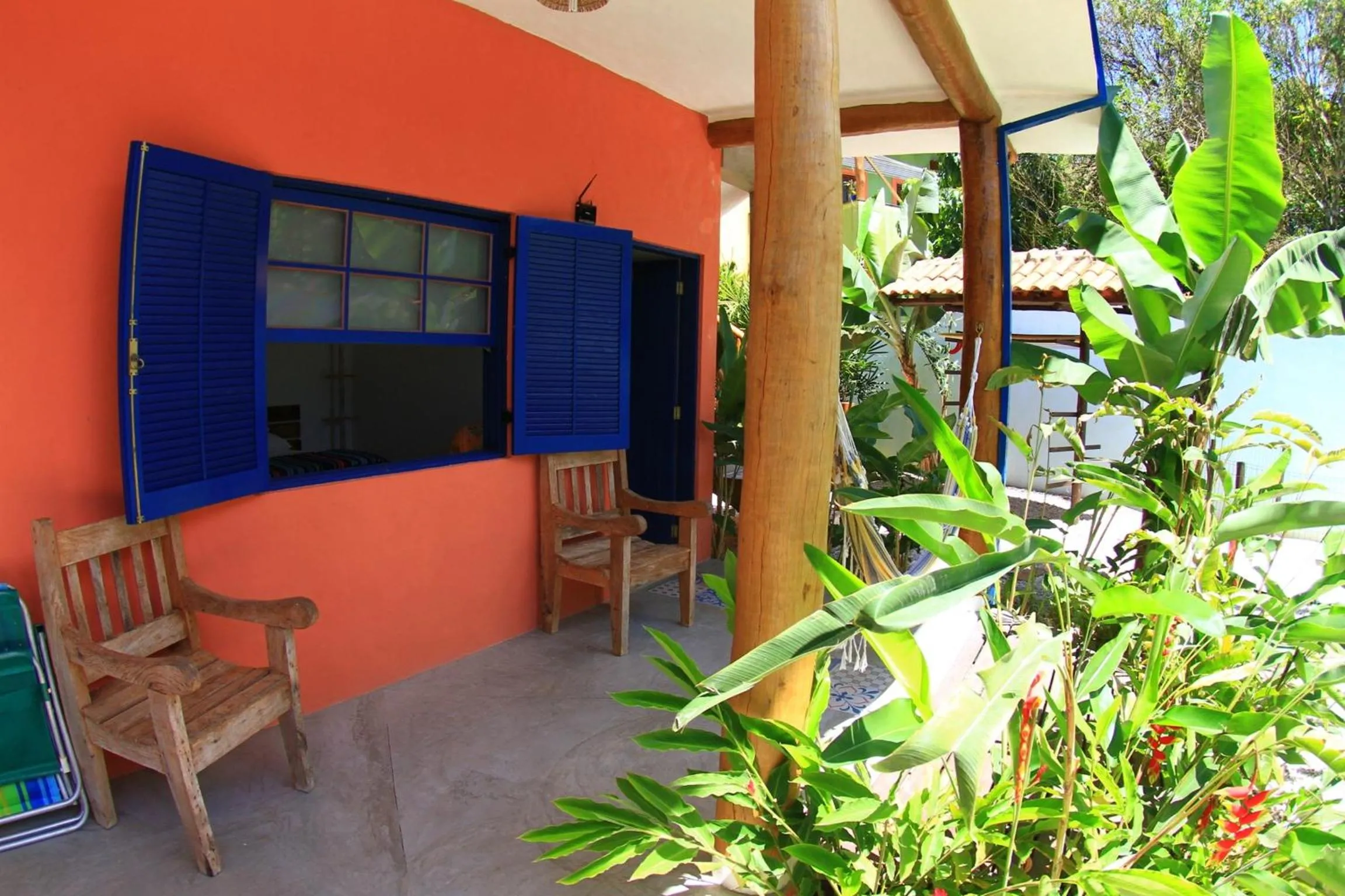 Balcony/Terrace in Pousada Canto do Dado Praia de Itamambuca