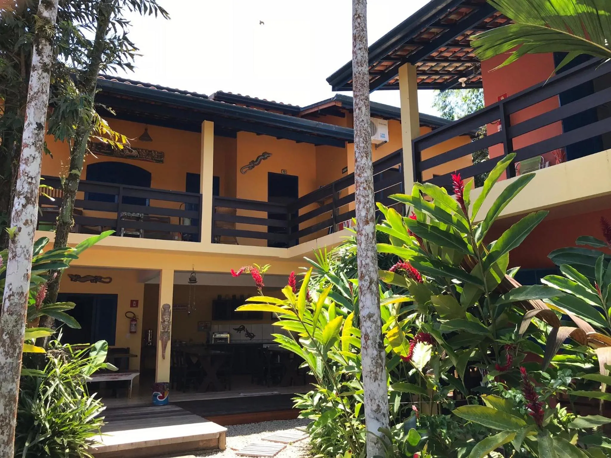 Property building in Pousada Canto do Dado Praia de Itamambuca
