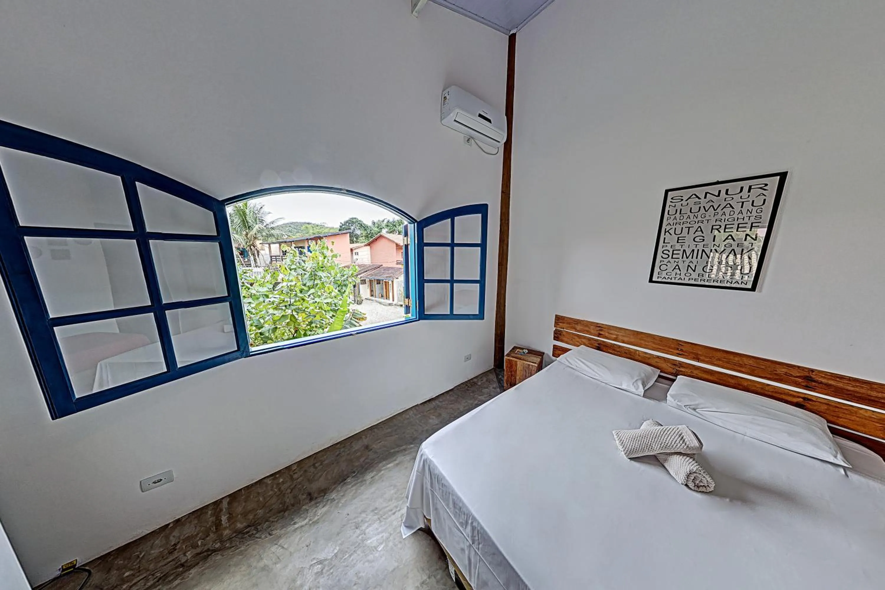 Bed in Pousada Canto do Dado Praia de Itamambuca