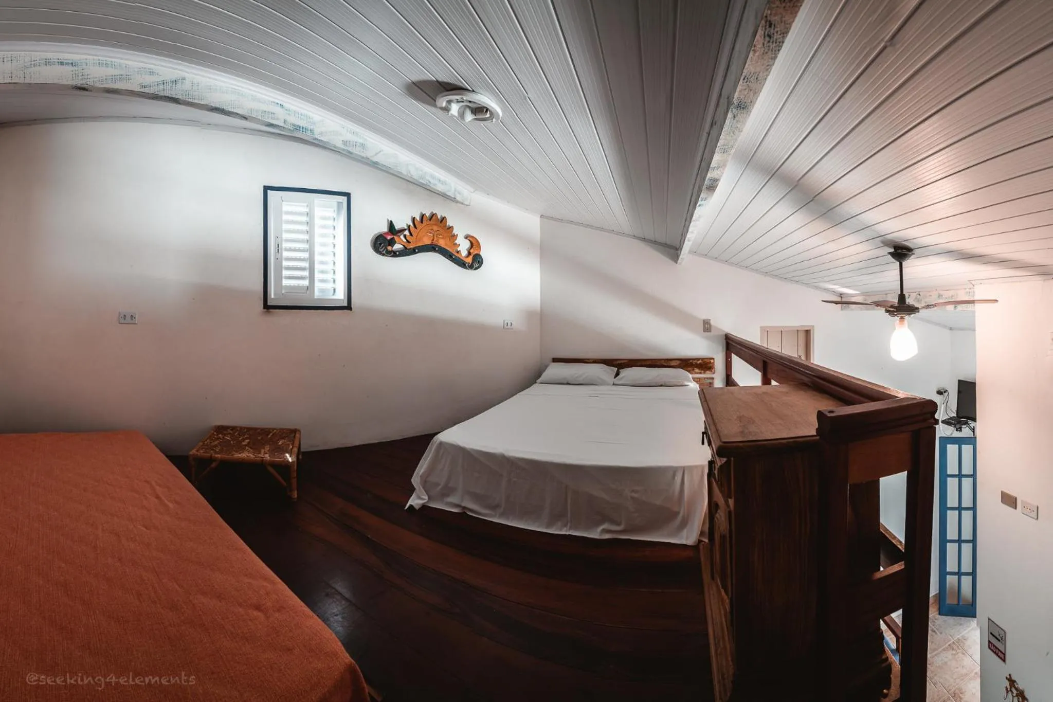 Bed in Pousada Canto do Dado Praia de Itamambuca
