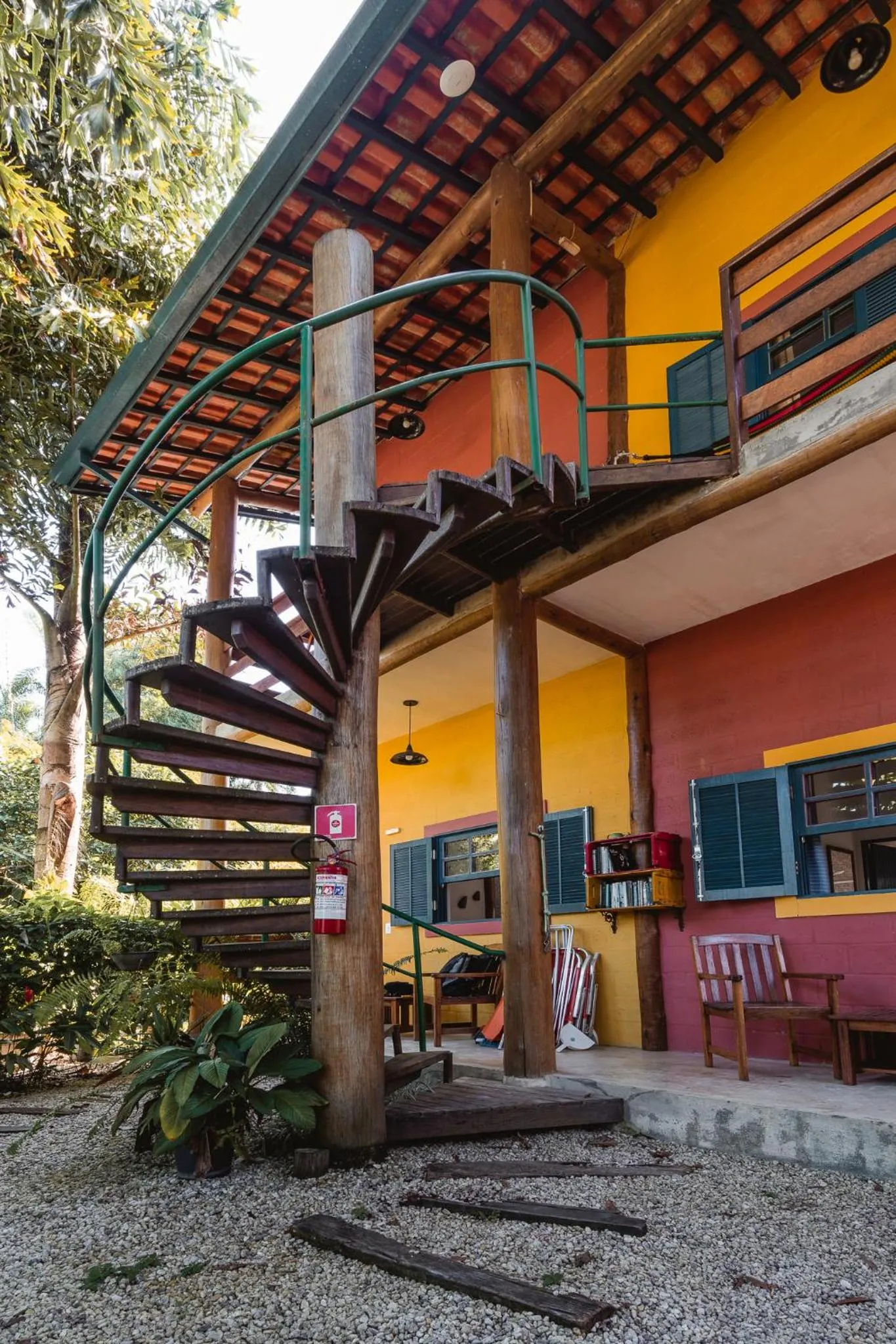 Property building in Pousada Canto do Dado Praia de Itamambuca